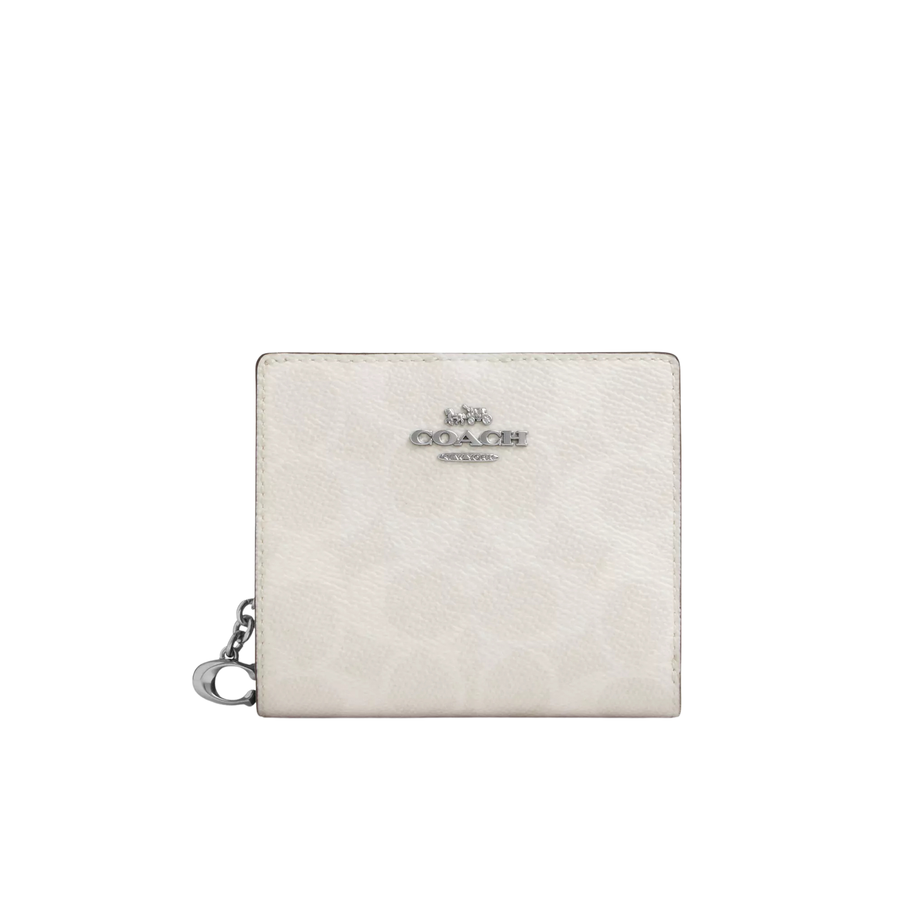 Coach Women Snap Wallet - Silver