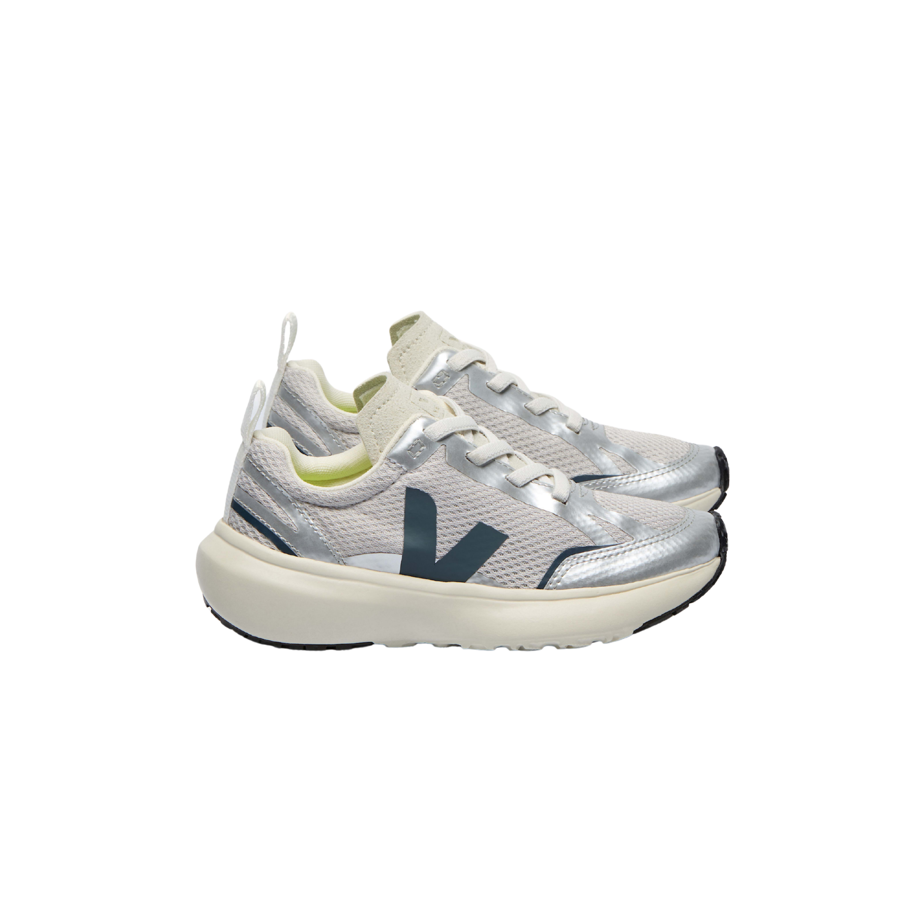 Veja Kids Canary - Alveomesh Grey California