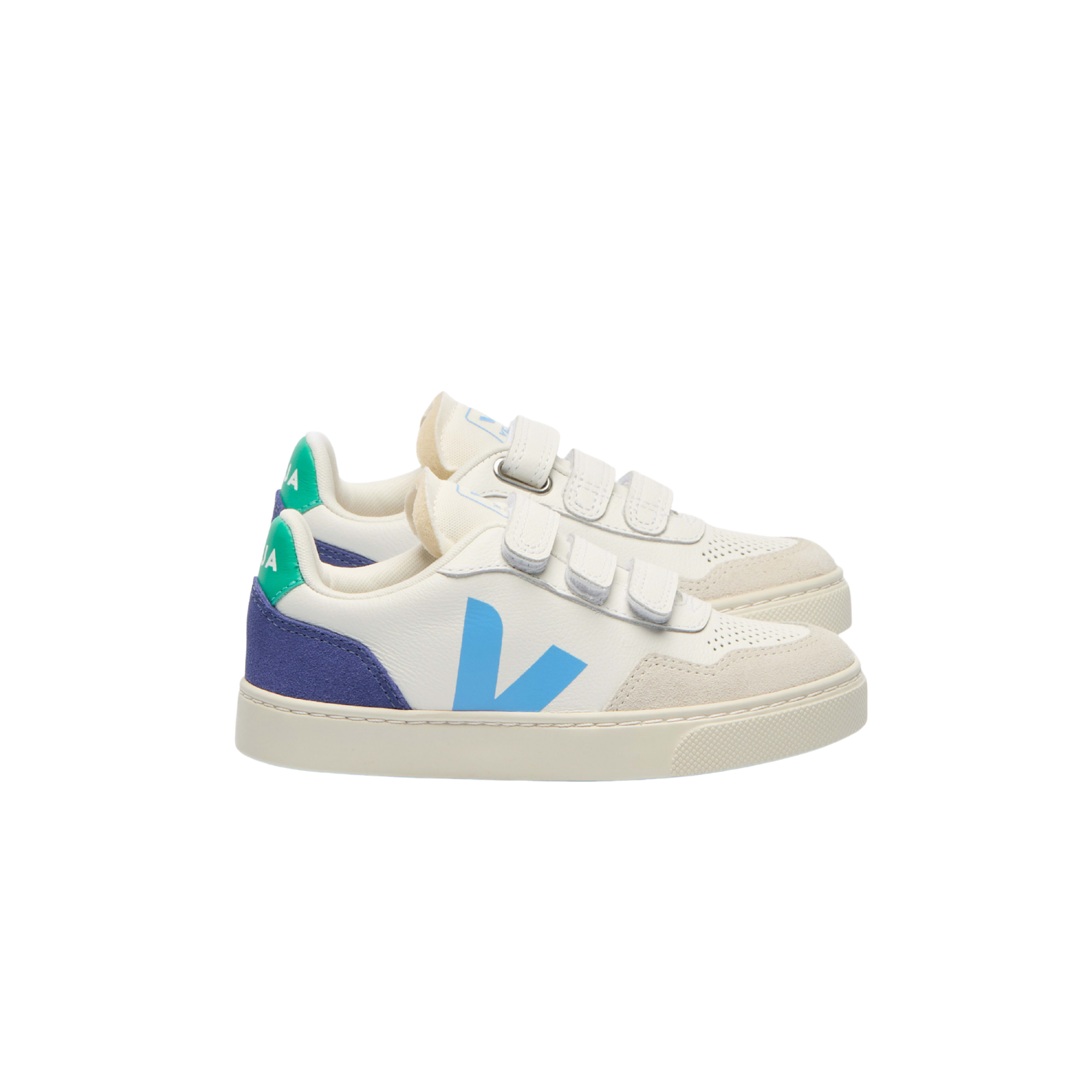 Veja Kids V-90 - White Celeste Cobalt