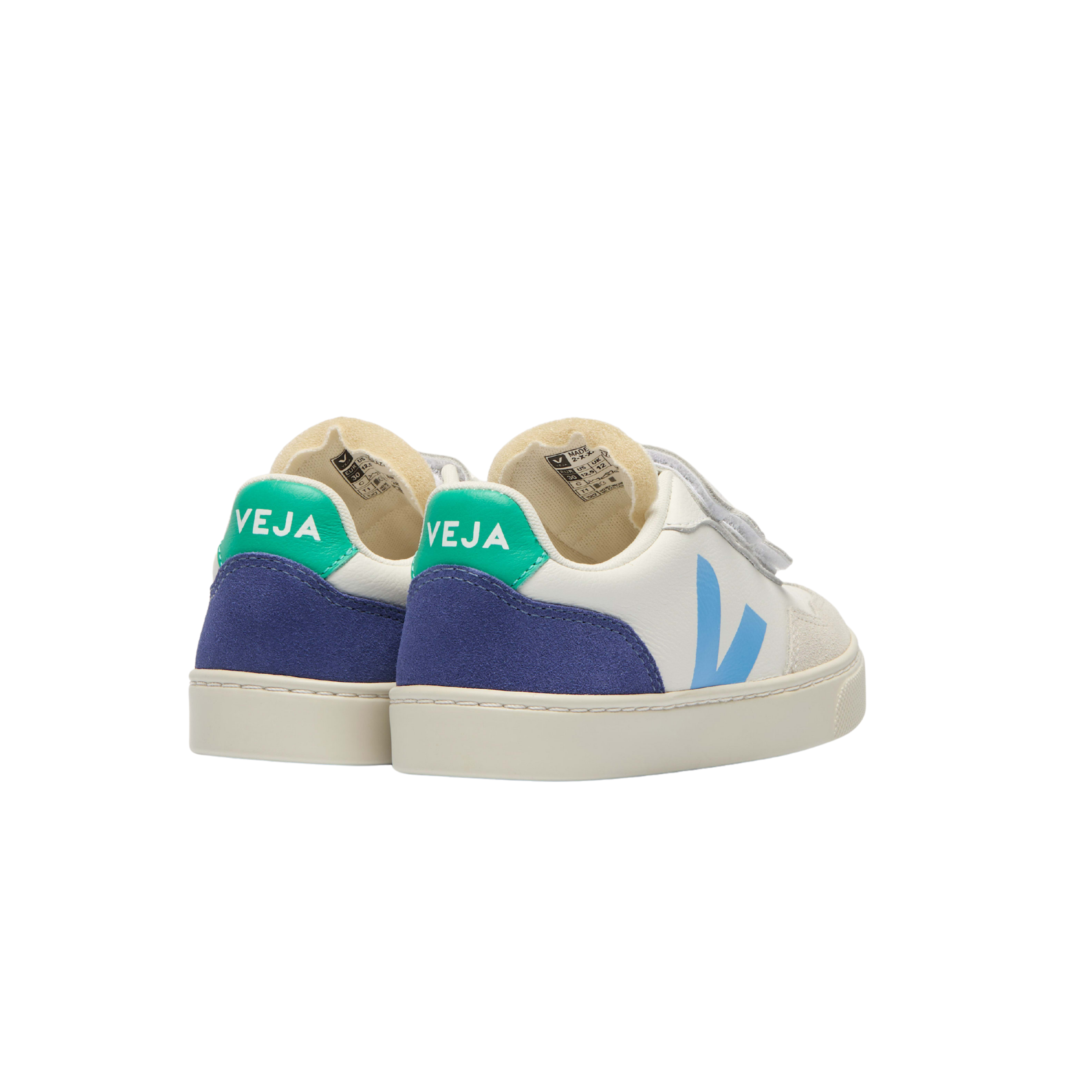 Veja Kids V-90 - White Celeste Cobalt