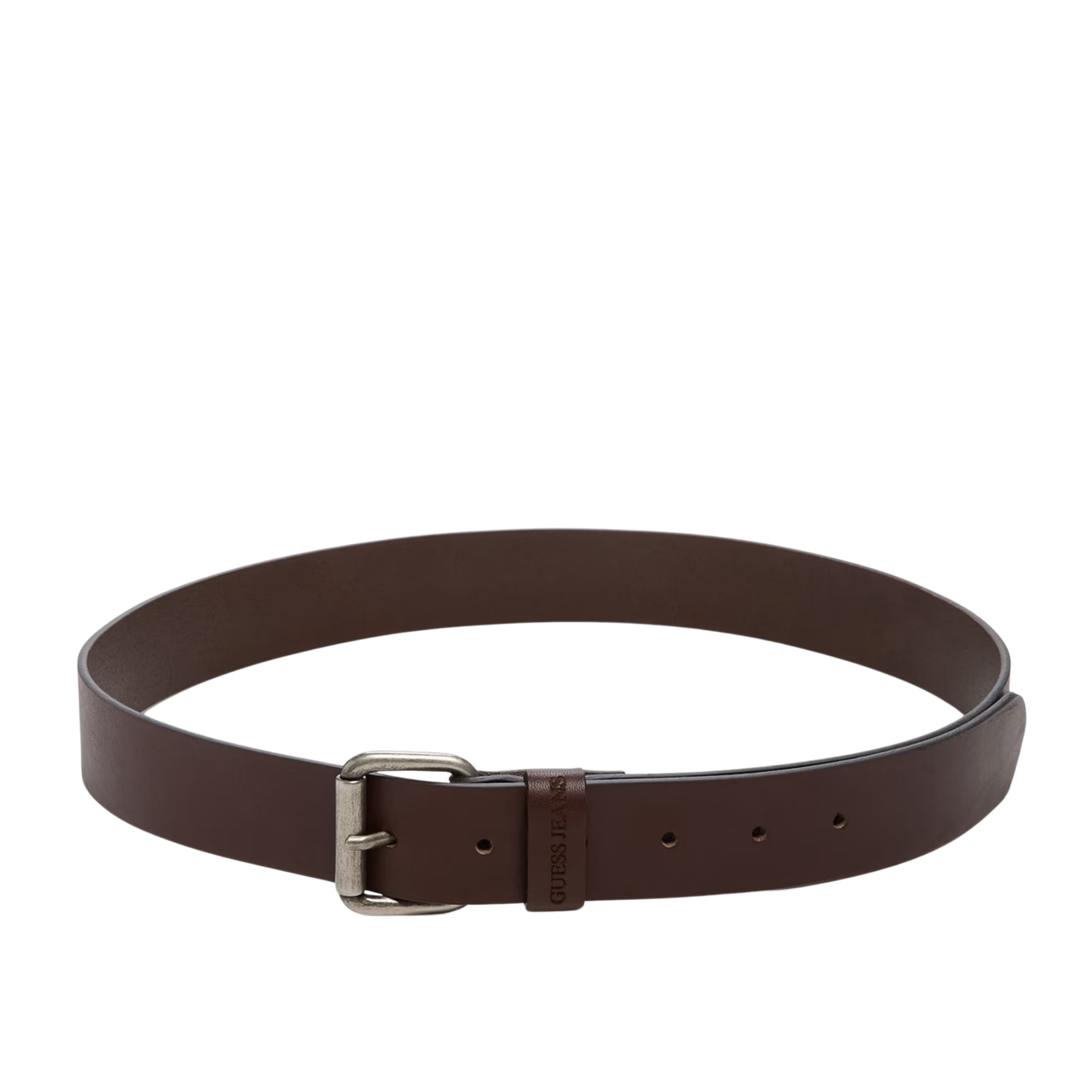 Guess Men Placket Belt - Rich Earth