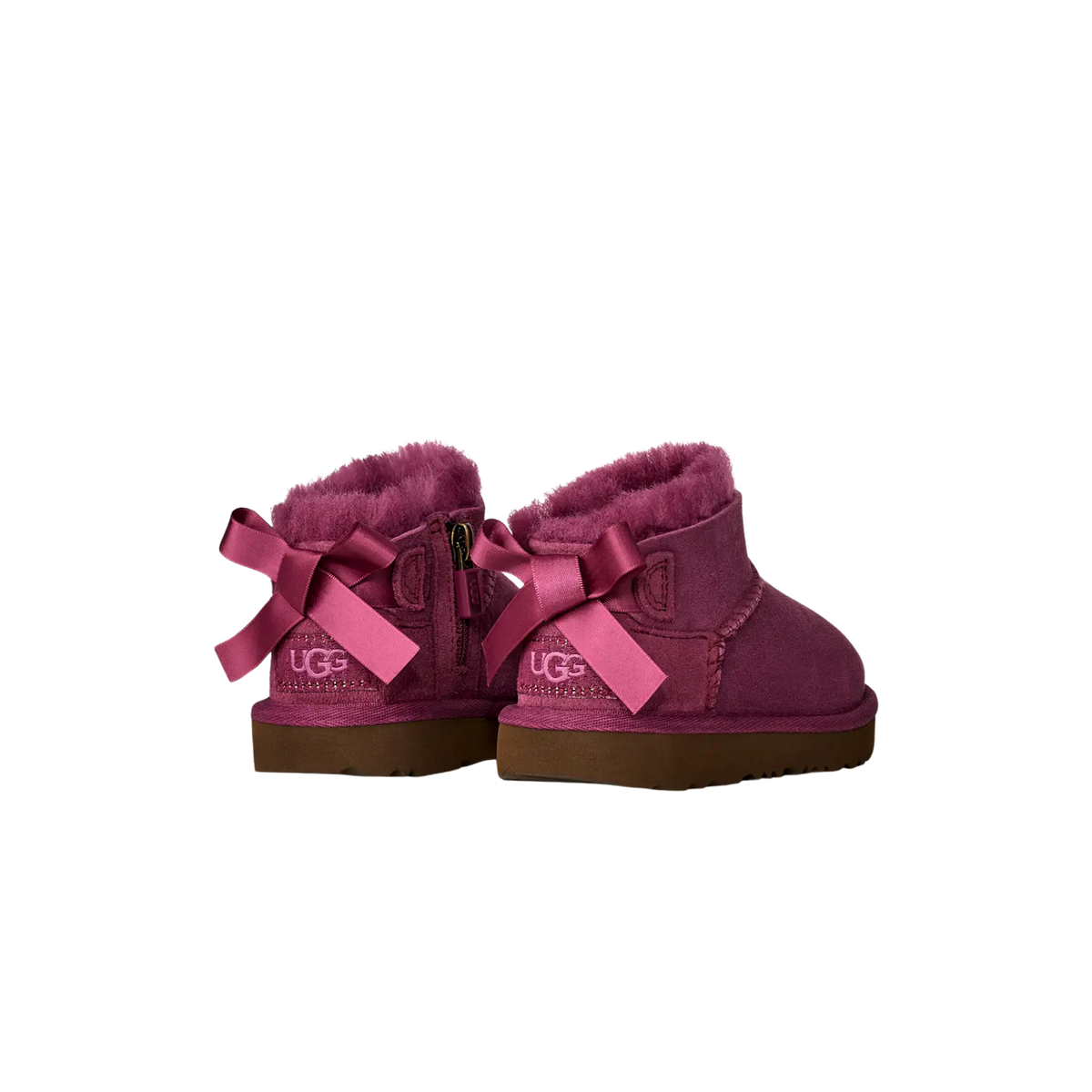 UGG Toddlers Ultra Mini Bailey Bow - Dark Winterberry