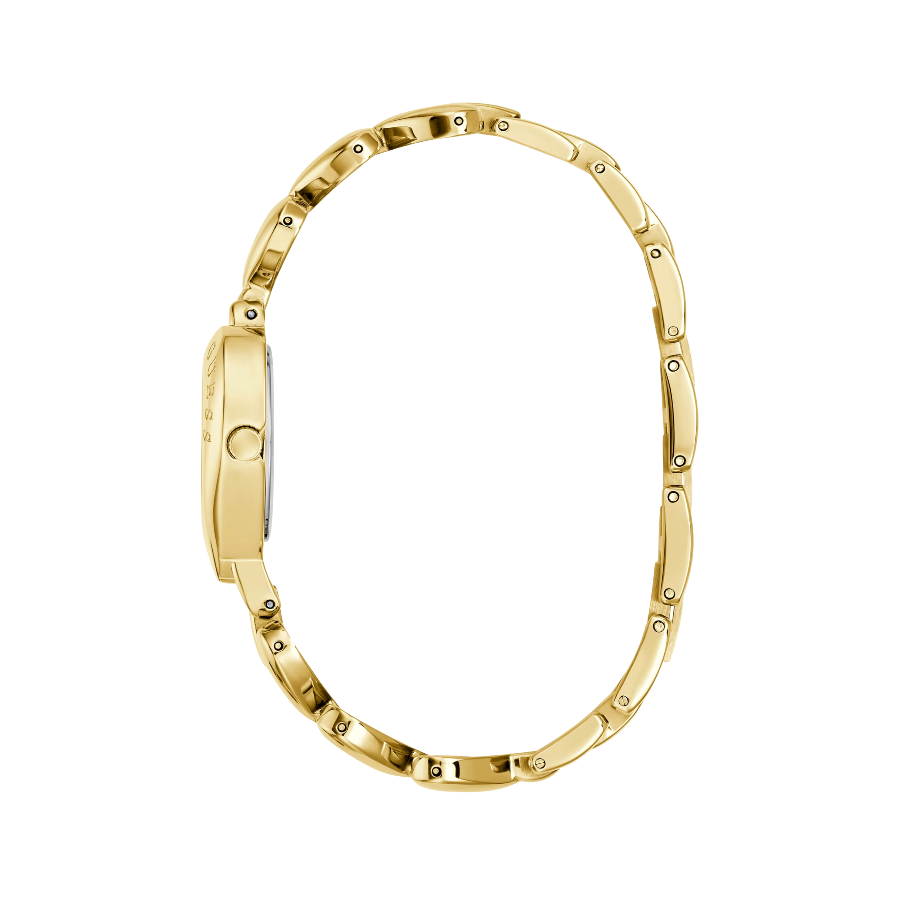 Guess Women Gold Tone Heart Analog Watch GW0992L2 - Gold