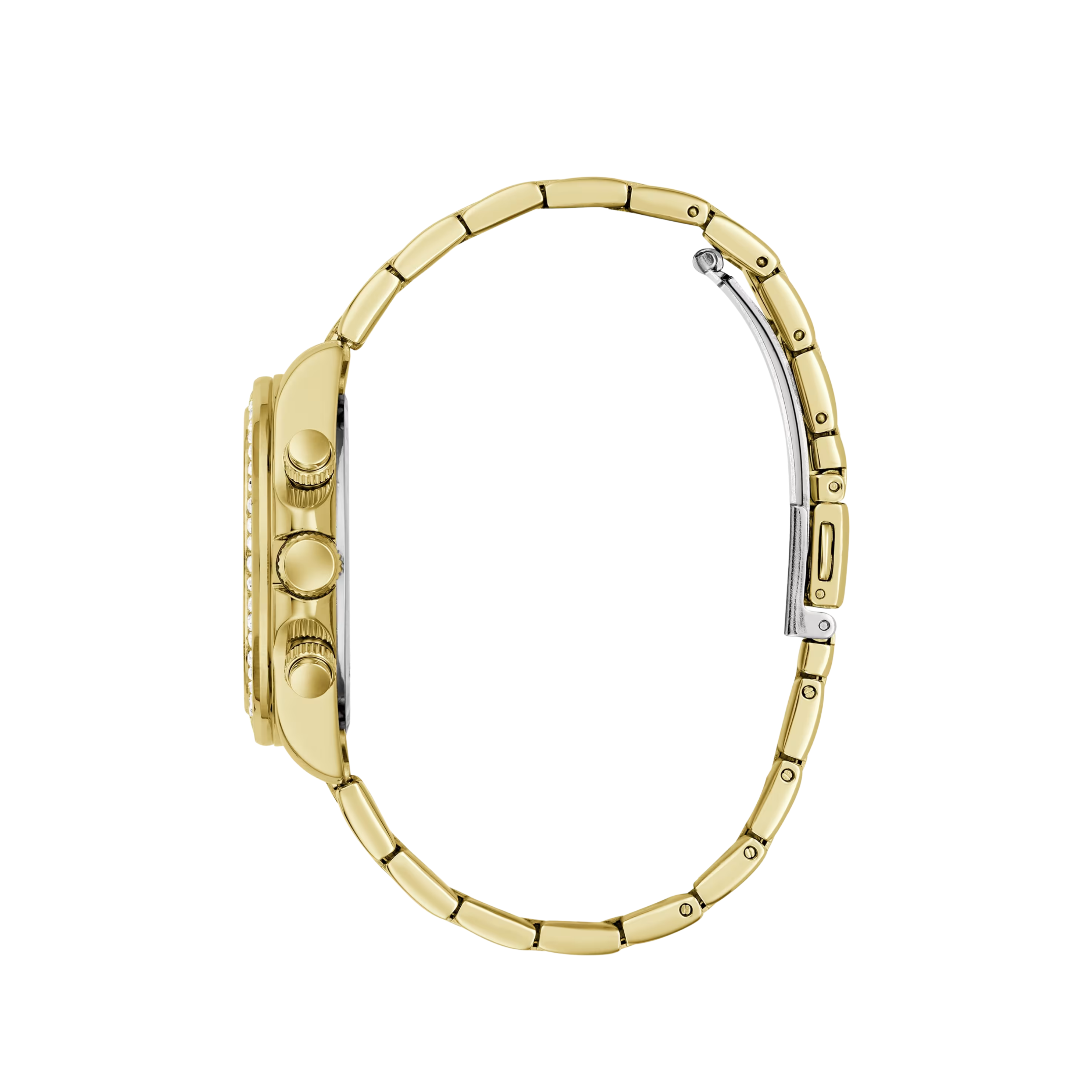 Guess Women Crystal Stainless Steel Multi Function Watch GW1037L2 - Gold