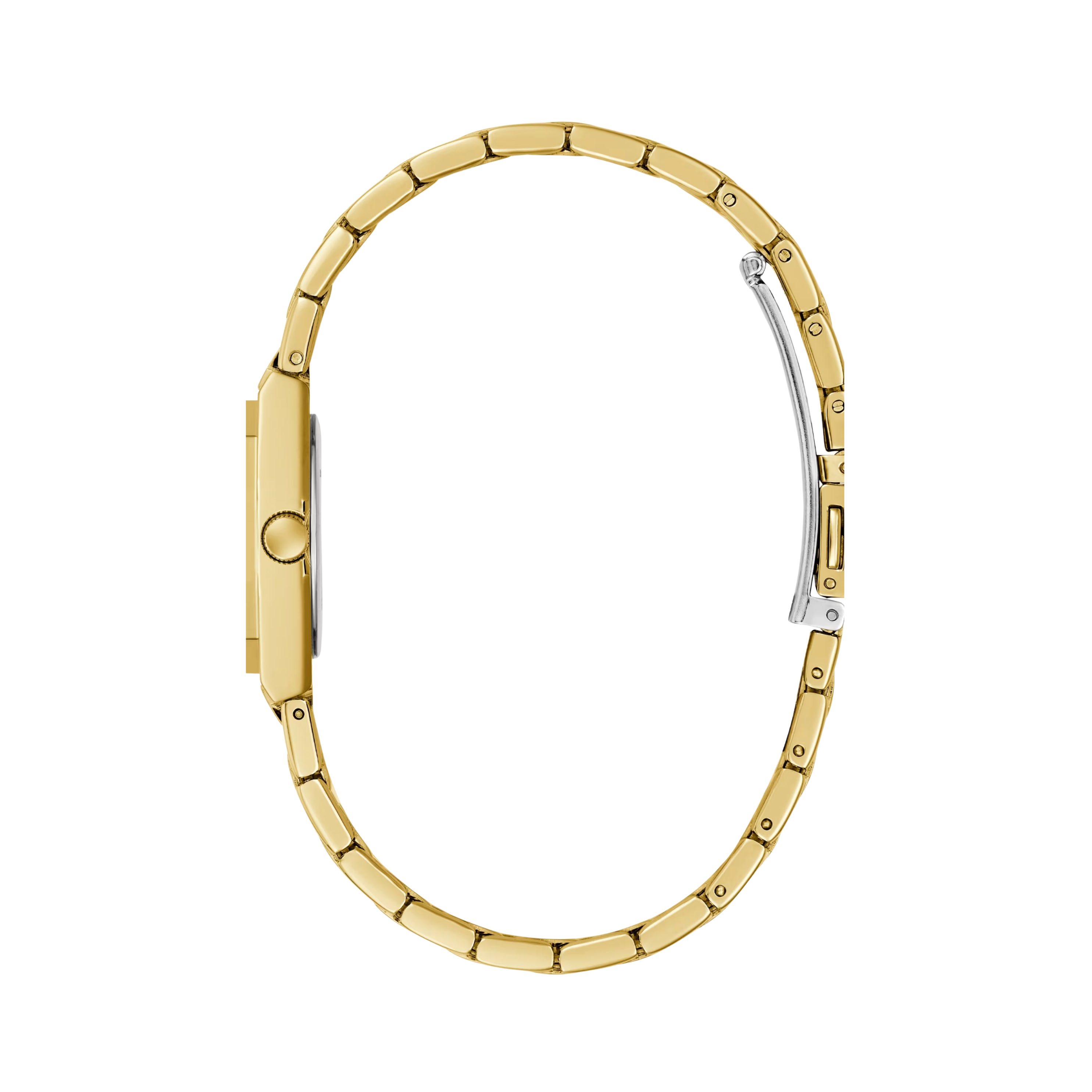 Guess Women Gold Tone Rhinestone Analog Watch GW0931L2 - Gold