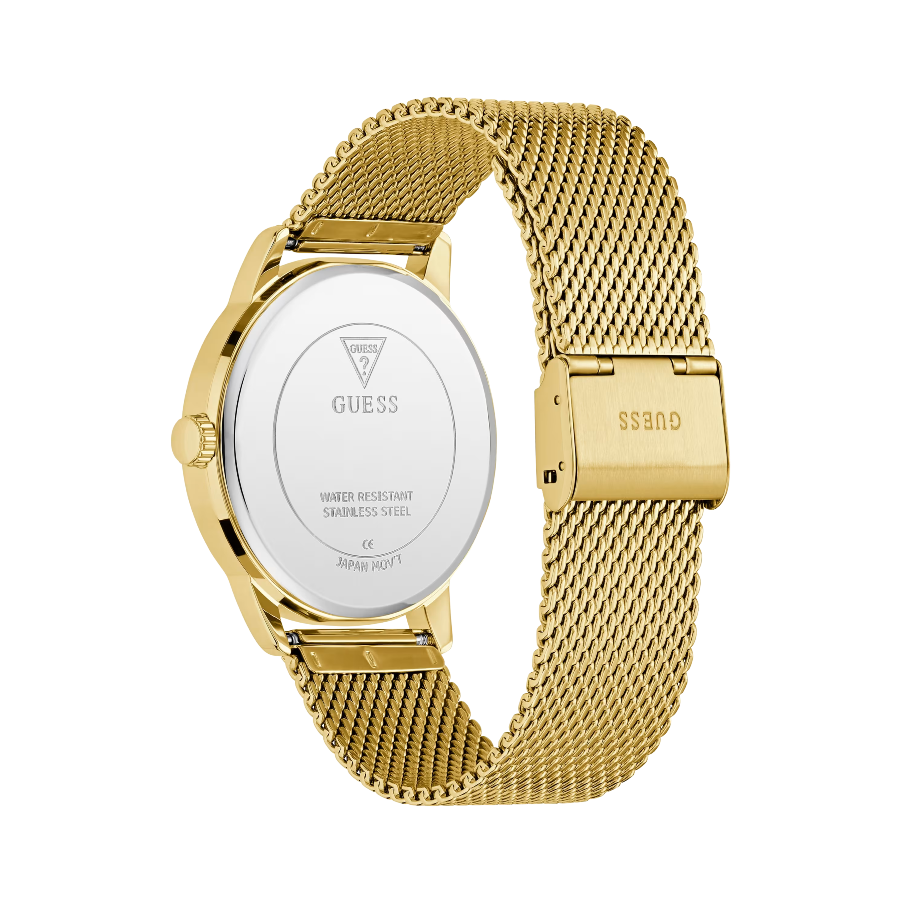 Guess Women Gold Tone And Blue Analog Watch GW0974G3 - Gold