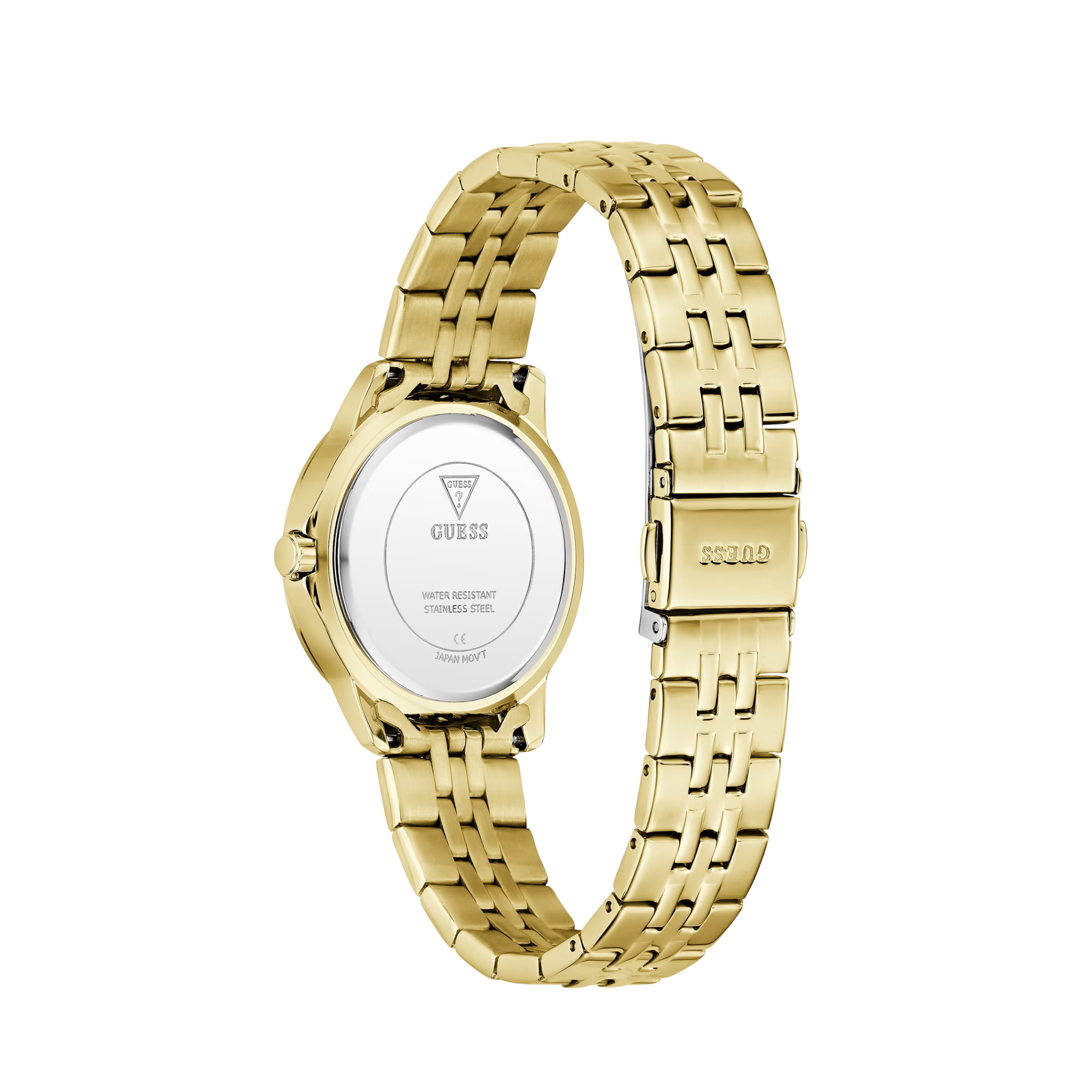 Guess Women Crystal Stainless Steel Analogue Watch GW1027L2 - Gold