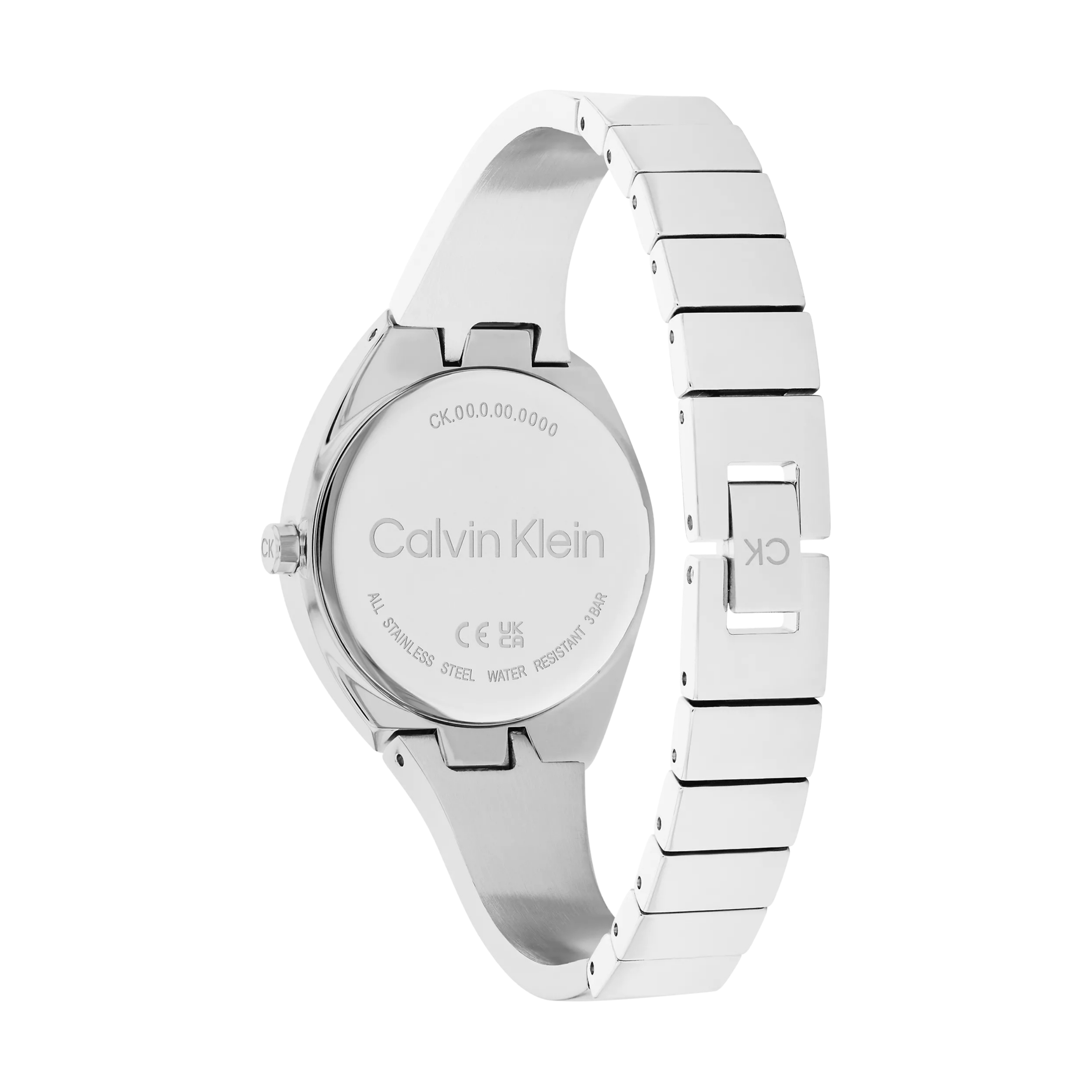Calvin Klein Women Dynamic Bangle Watch - Silver