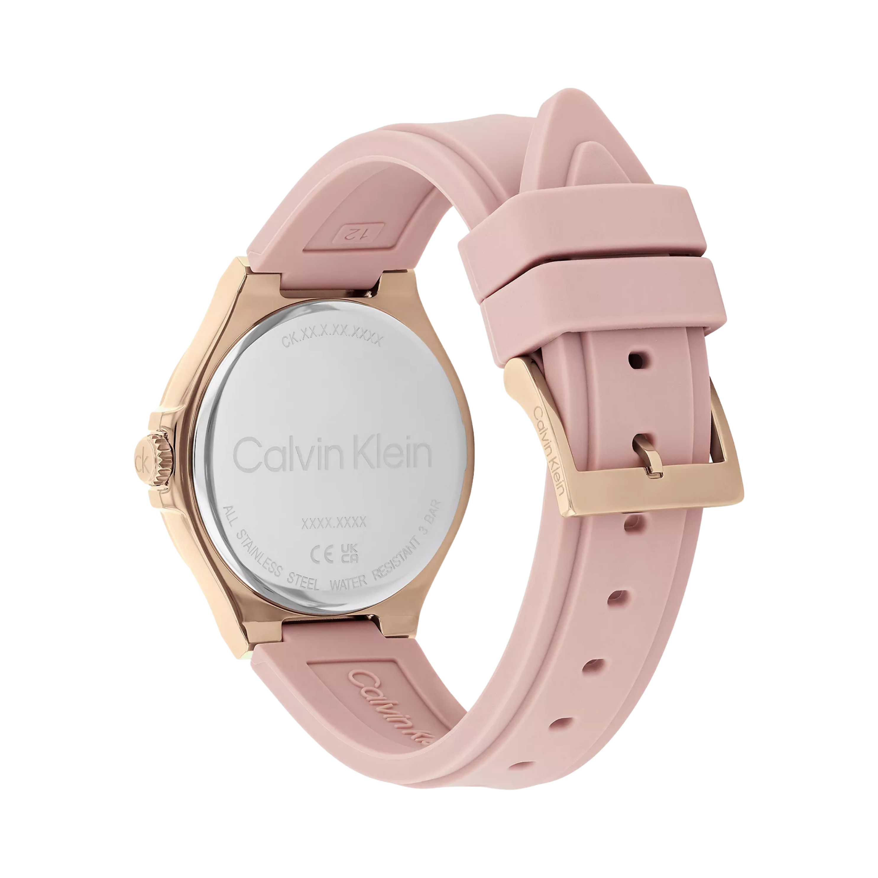Calvin Klein Women Multifunction Silicone Bracelet Watch - Deco Rose
