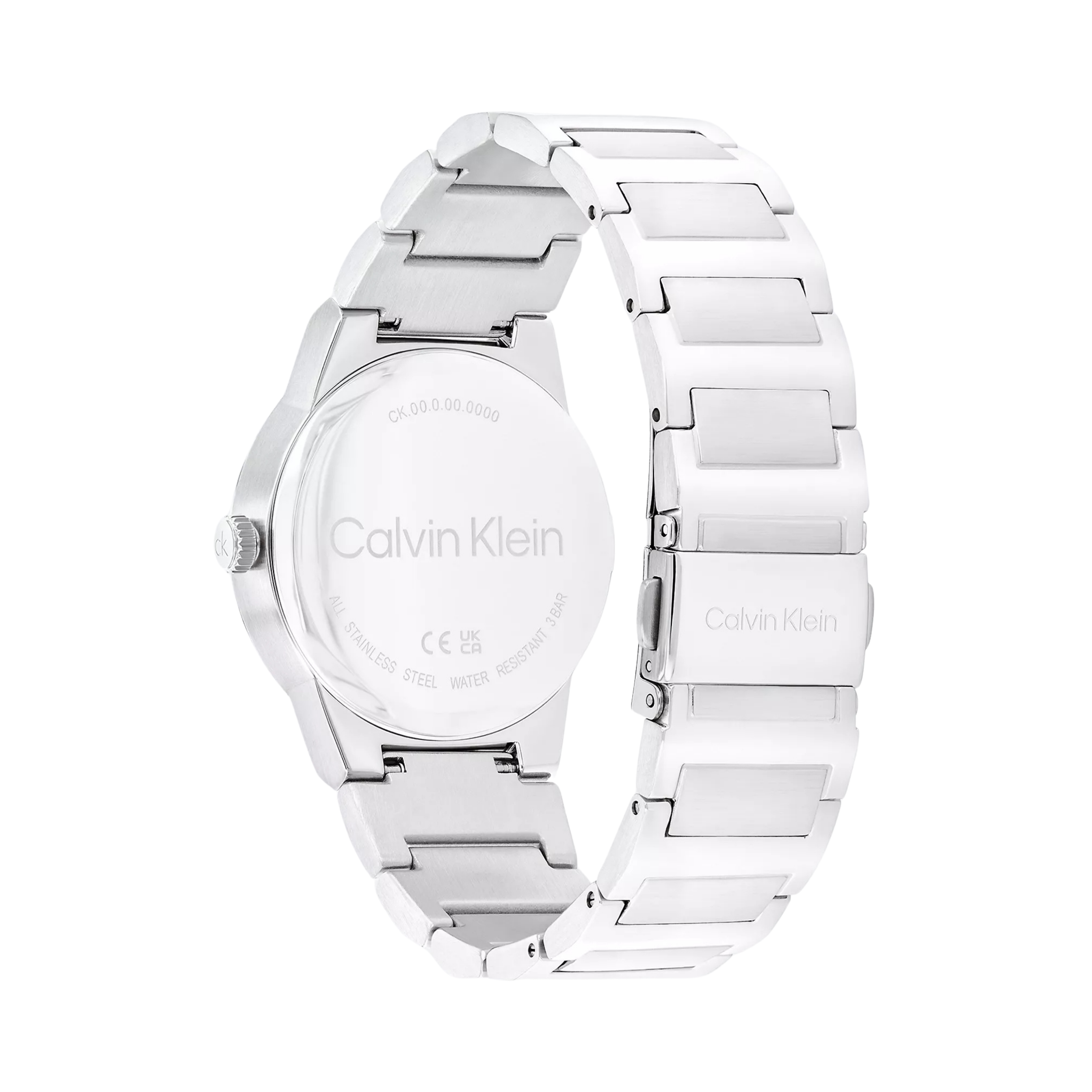 Calvin Klein Women Minimalist Integrated Link Bracelet 32mm Watch - Blush