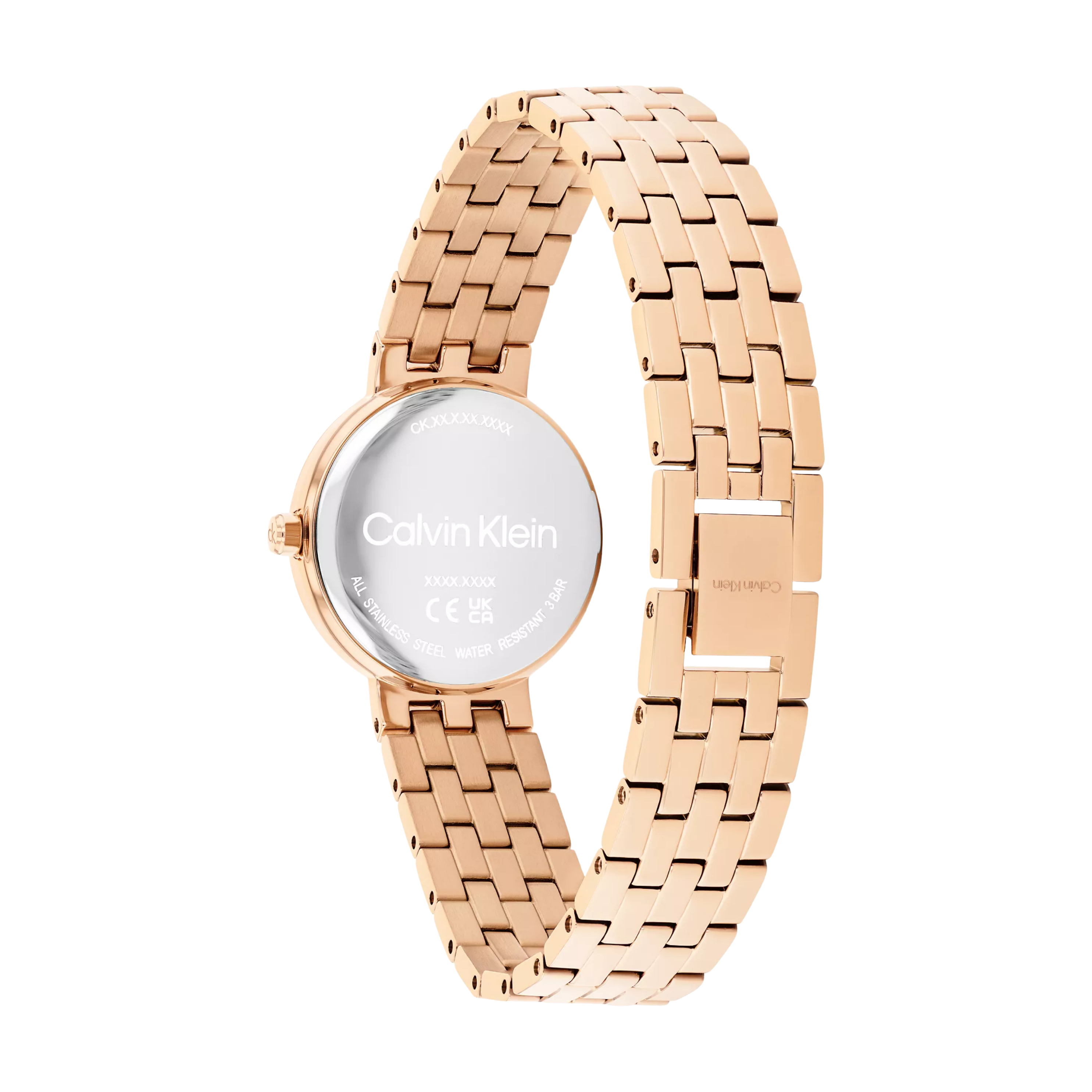 Calvin Klein Women Refined Dial Link Bracelet Watch - Rose Gold