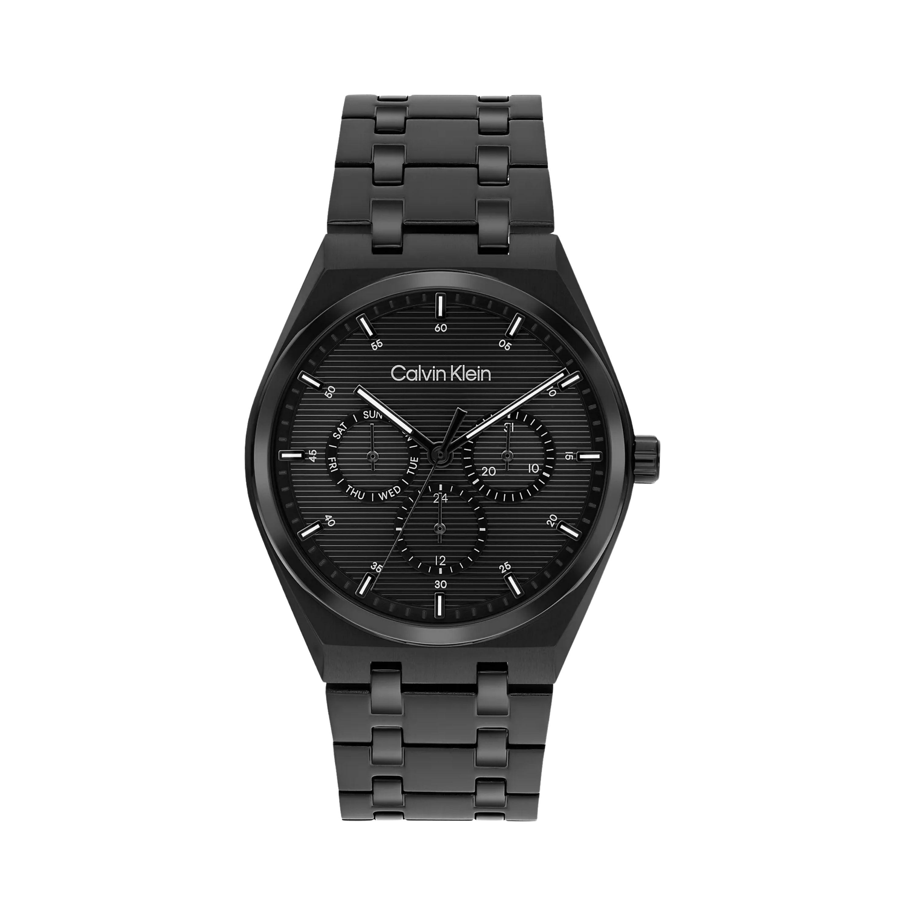 Calvin Klein Men Multifunction Link Bracelet Watch 25200522 - Black