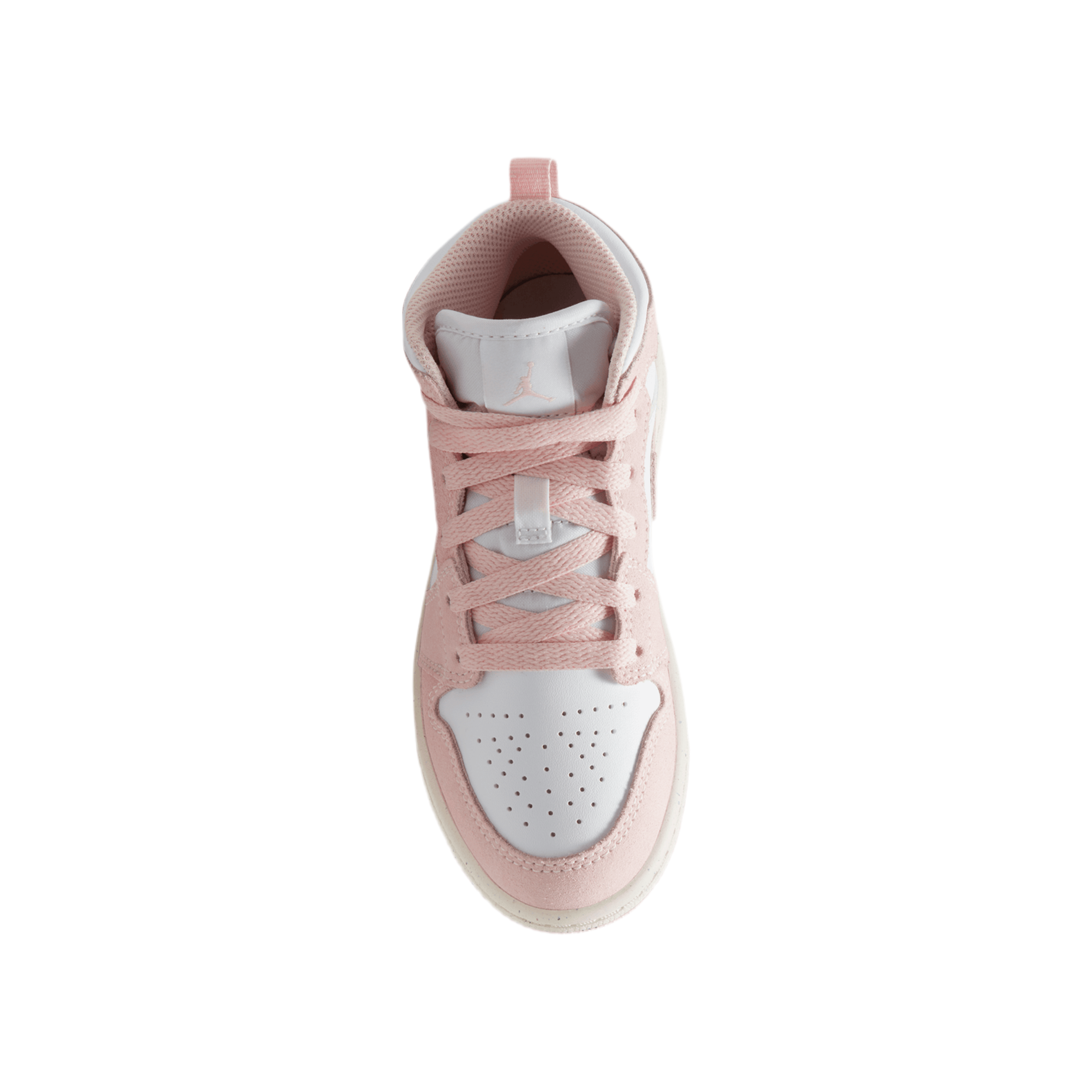 Nike Girls Kids Jordan AJ 1 Mid  - White Legend Pink