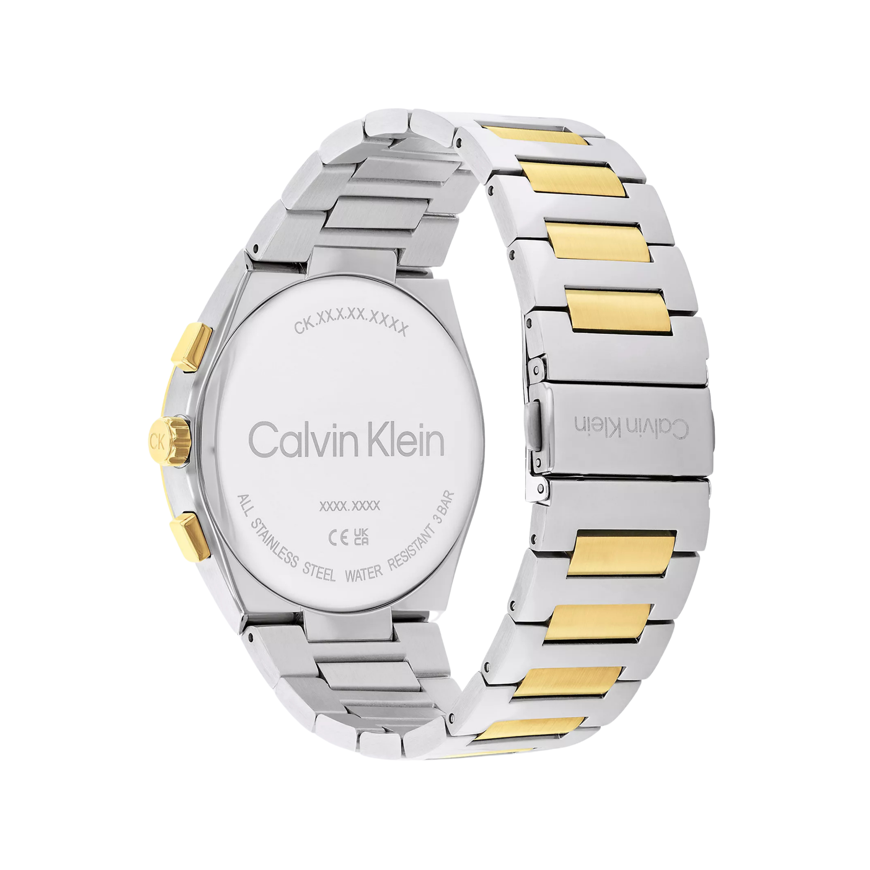 Calvin Klein Men Multifunction H Link Bracelet Watch 25200441 - Brown Multi