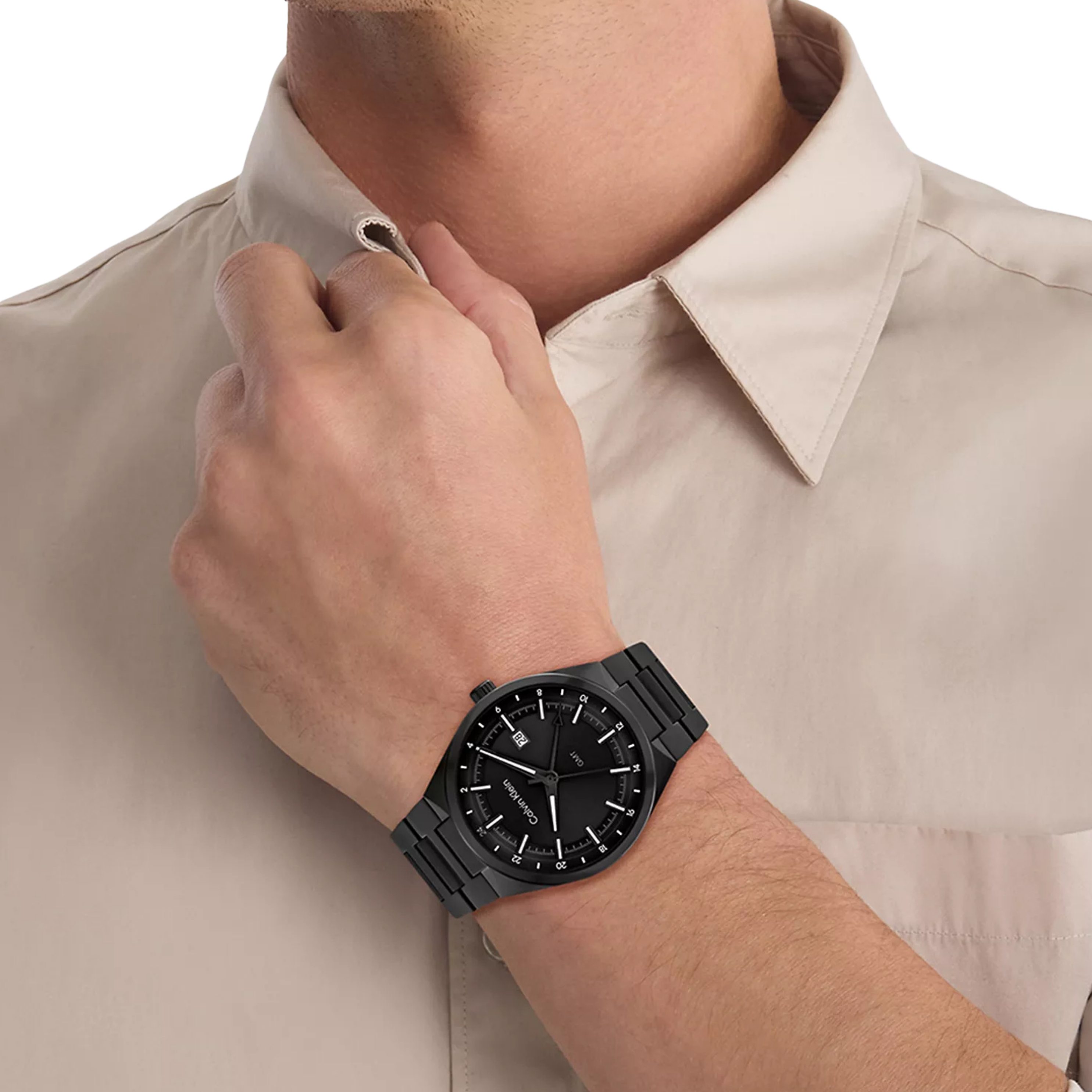 Calvin Klein Men Architectural Multifunction Watch 25200492 - Black