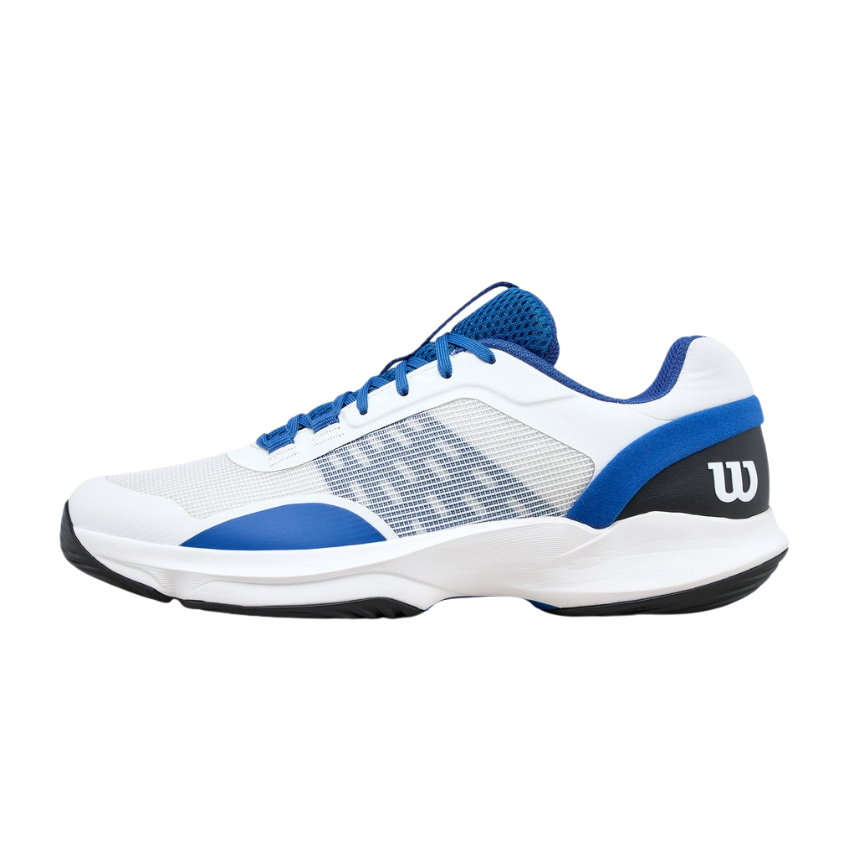Wilson Men Hurakn Pro V2 Padel - White Deja Vu Blue Black