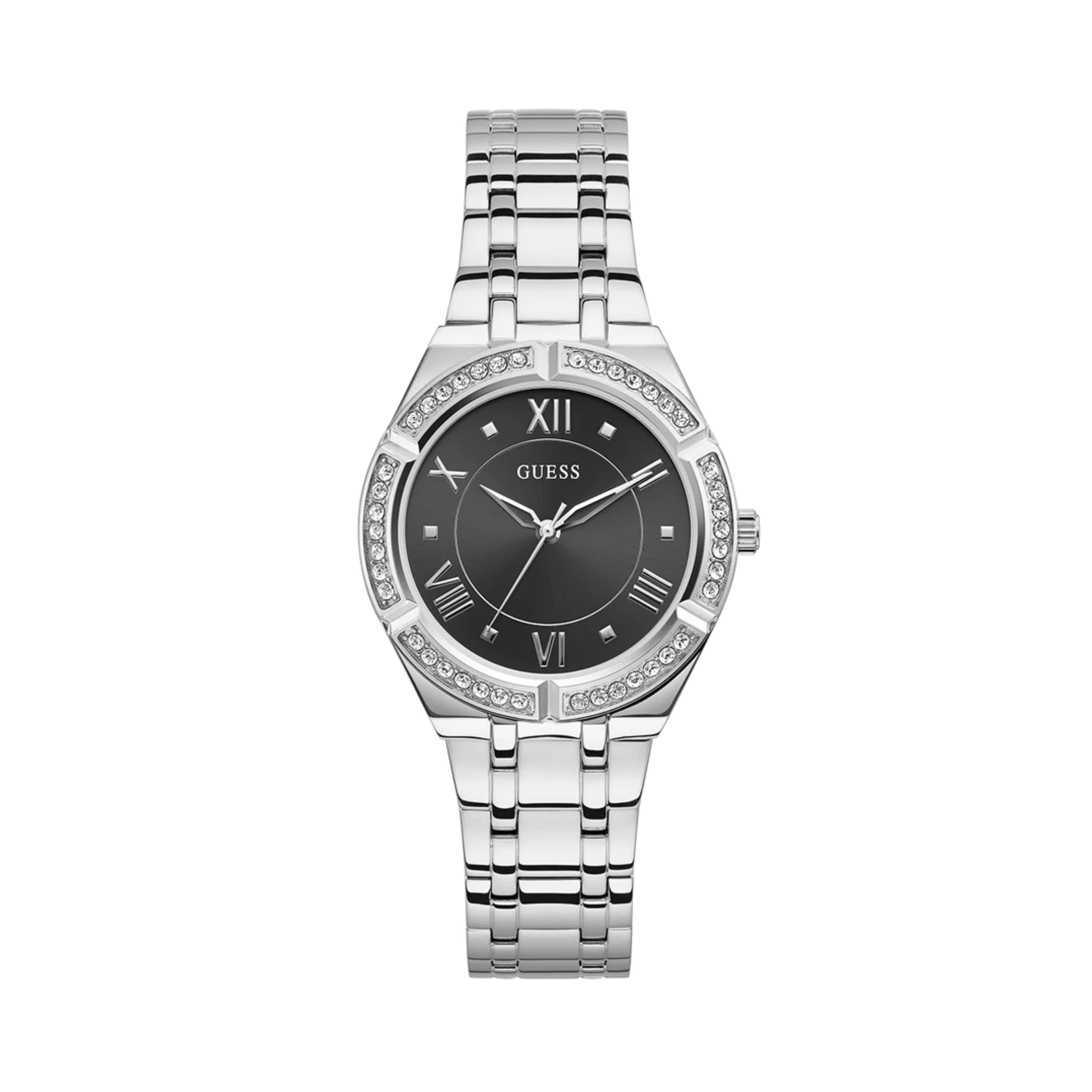 Guess Women Silver Tone Analog Watch GW0033L10 - Silver