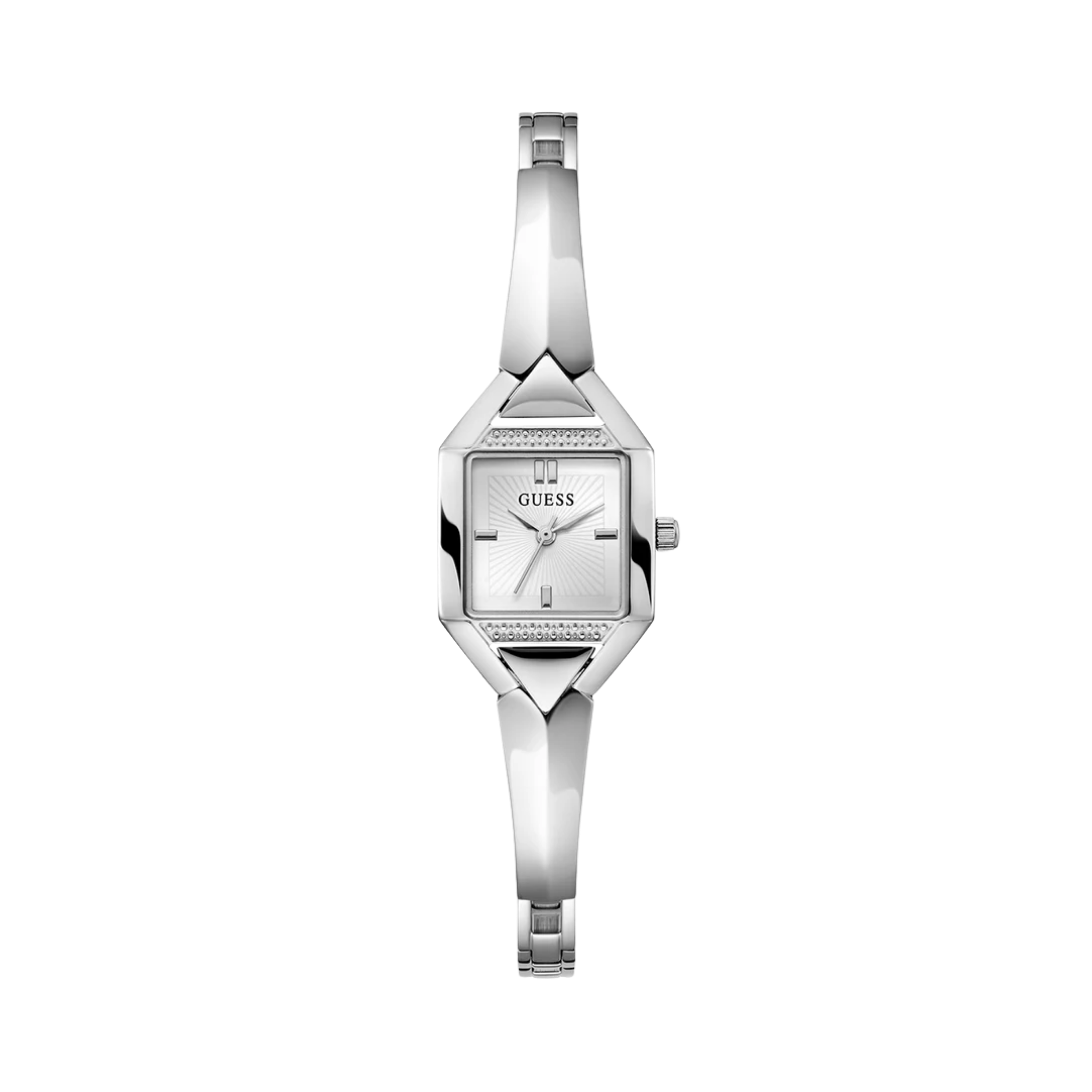Guess Women Silver Tone Analog Watch U1426L1M - Silver