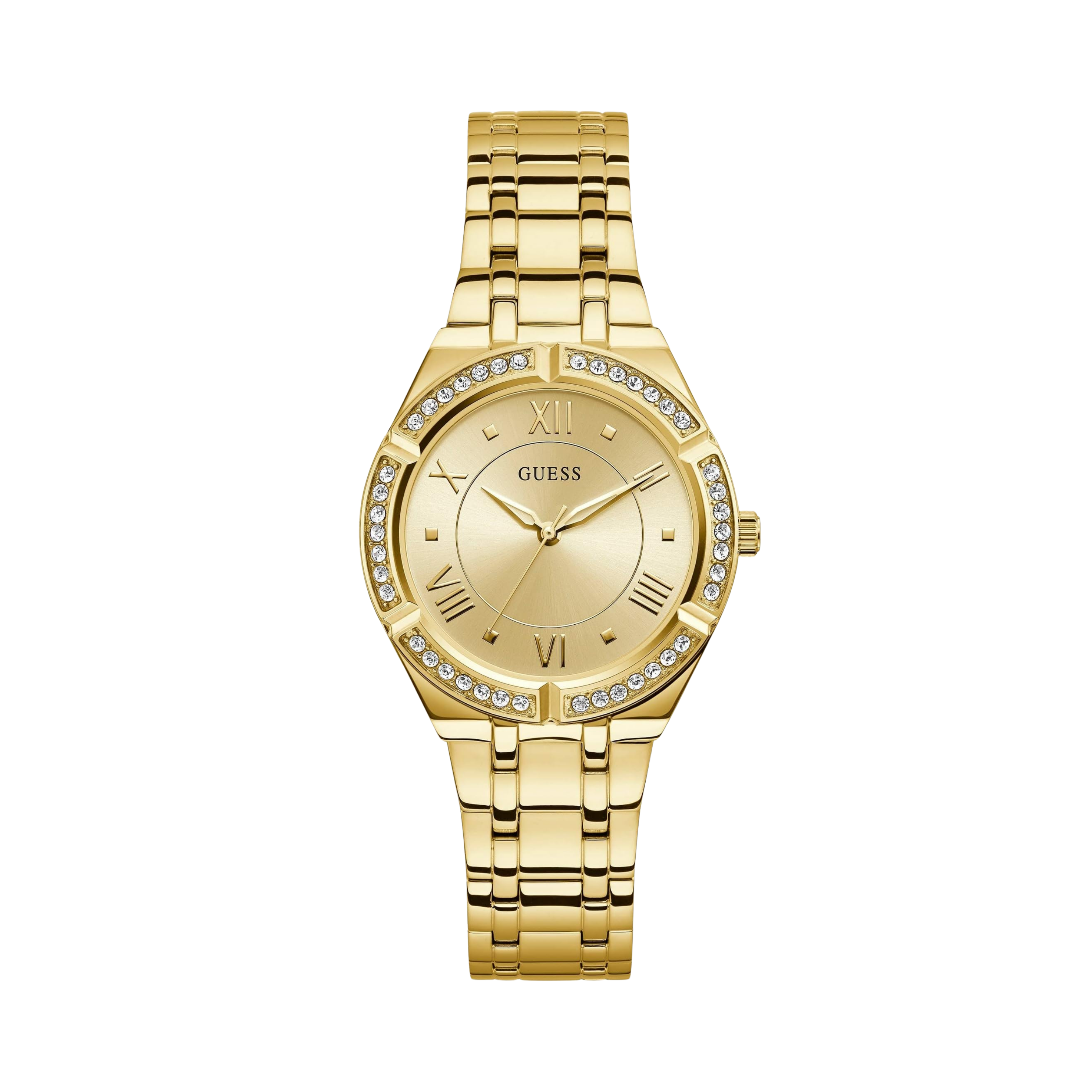 Guess Women Gold Tone Analog Watch GW0033L2 - Gold