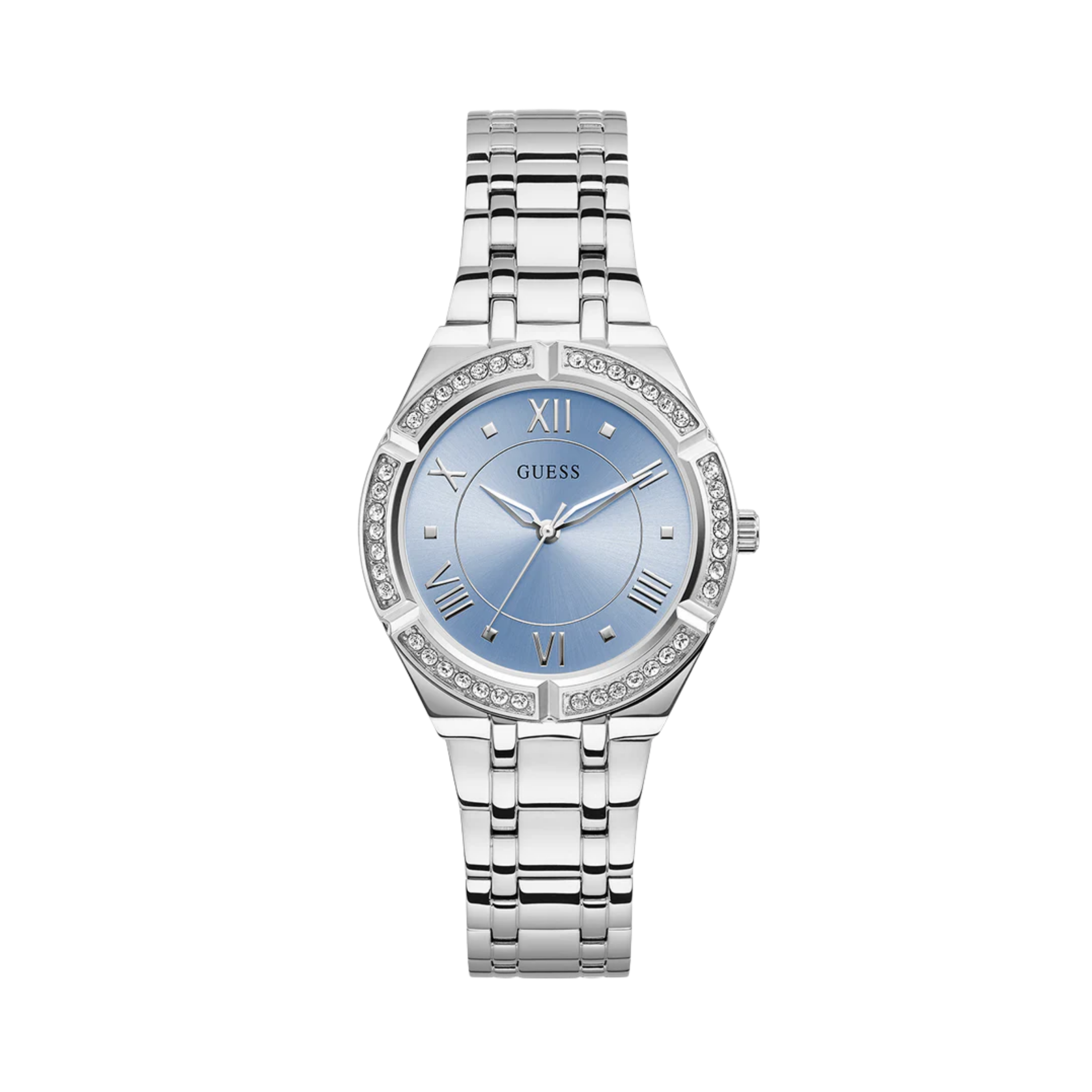 Guess Women Silver Tone Analog Watch GW0033L5 - Silver