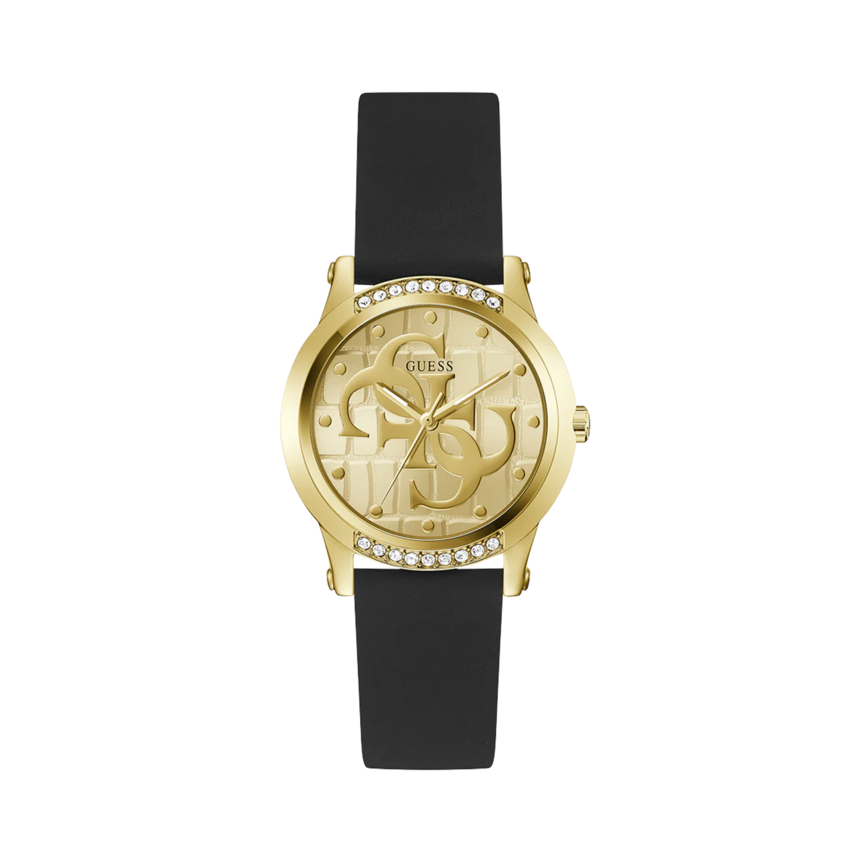 Guess Women Black Gold Tone Analog Watch GW0860L1 - Black Gold