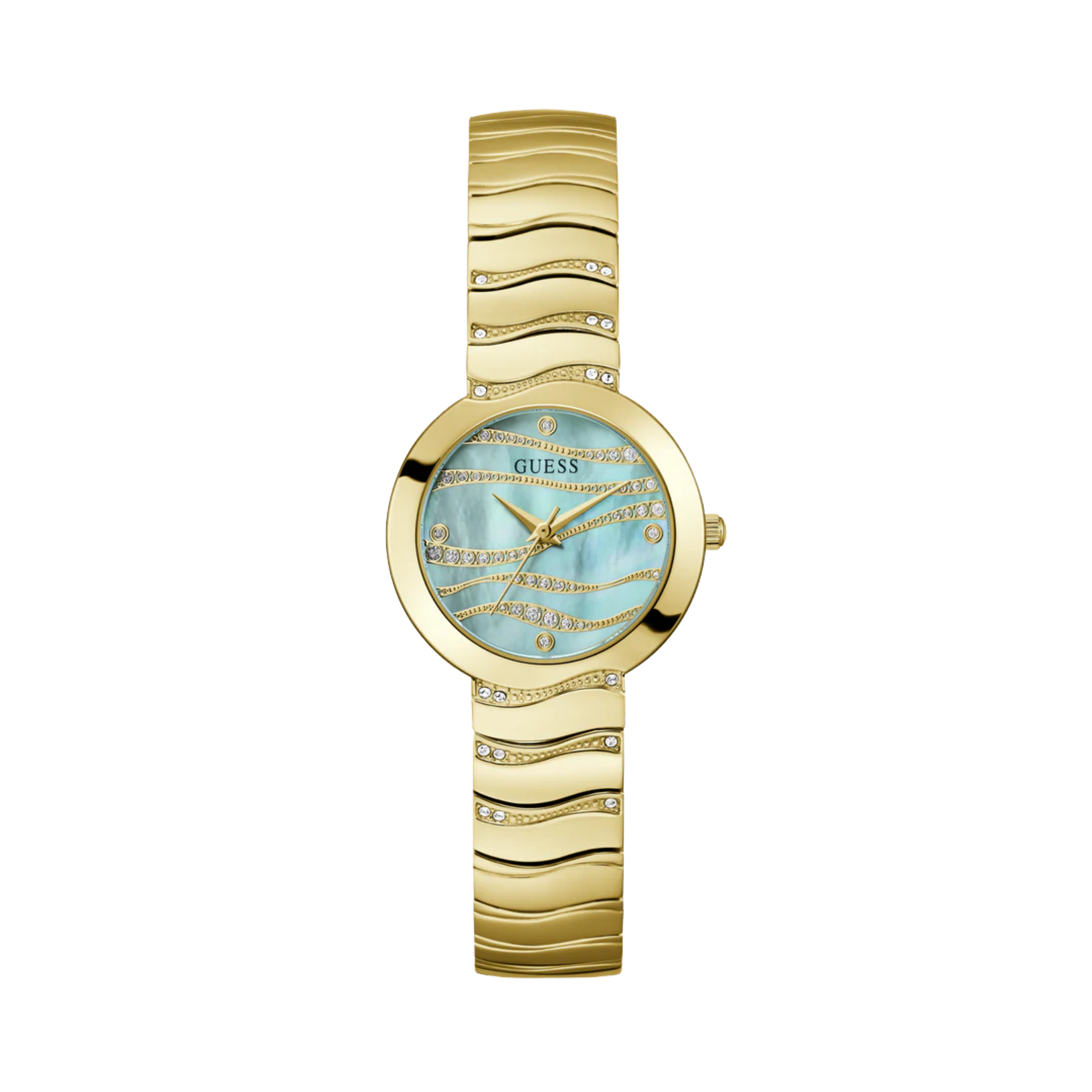 Guess Women Gold Tone Analog Watch GW0871L2 - Gold