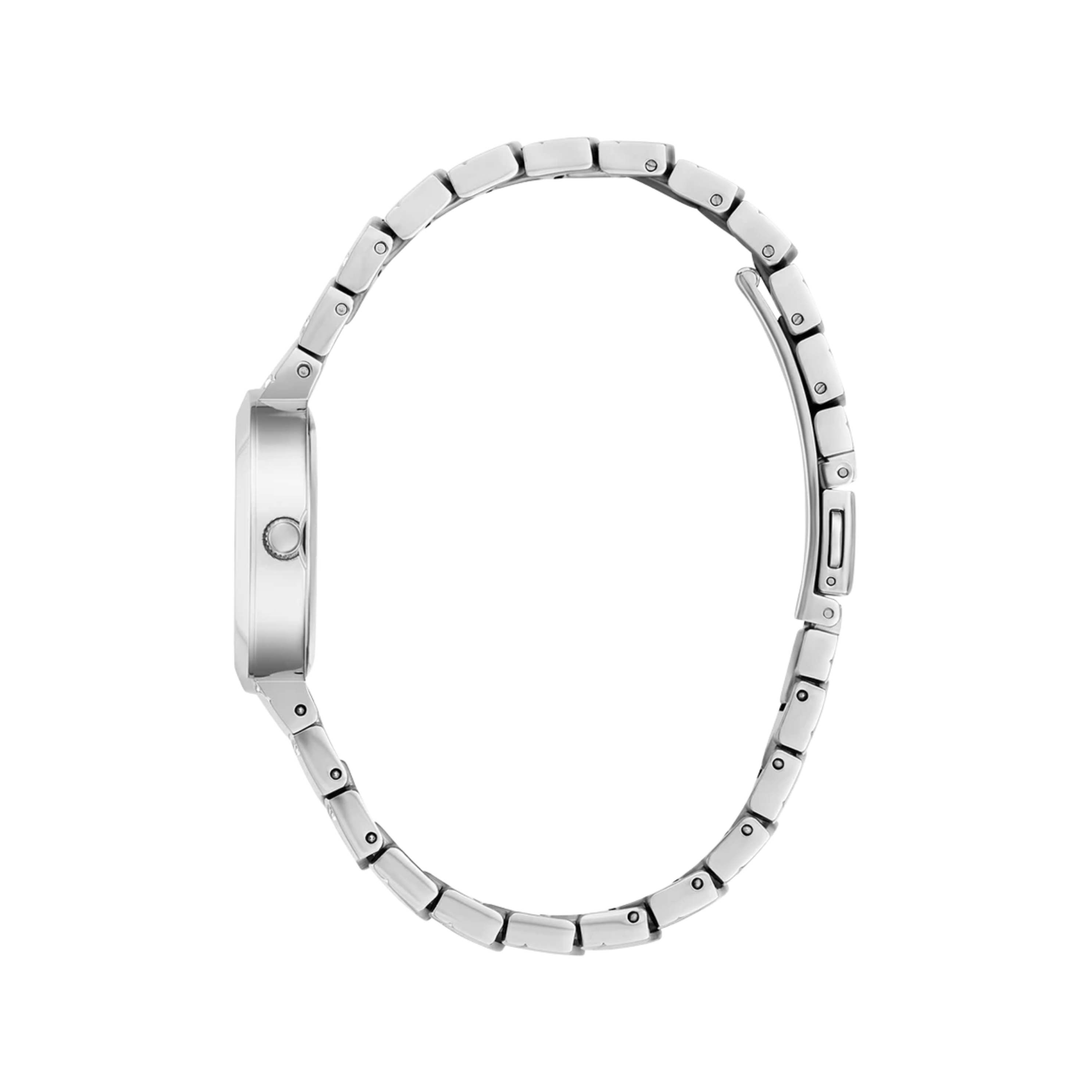 Guess Women Silver Tone Analog Watch GW0871L1 - Silver