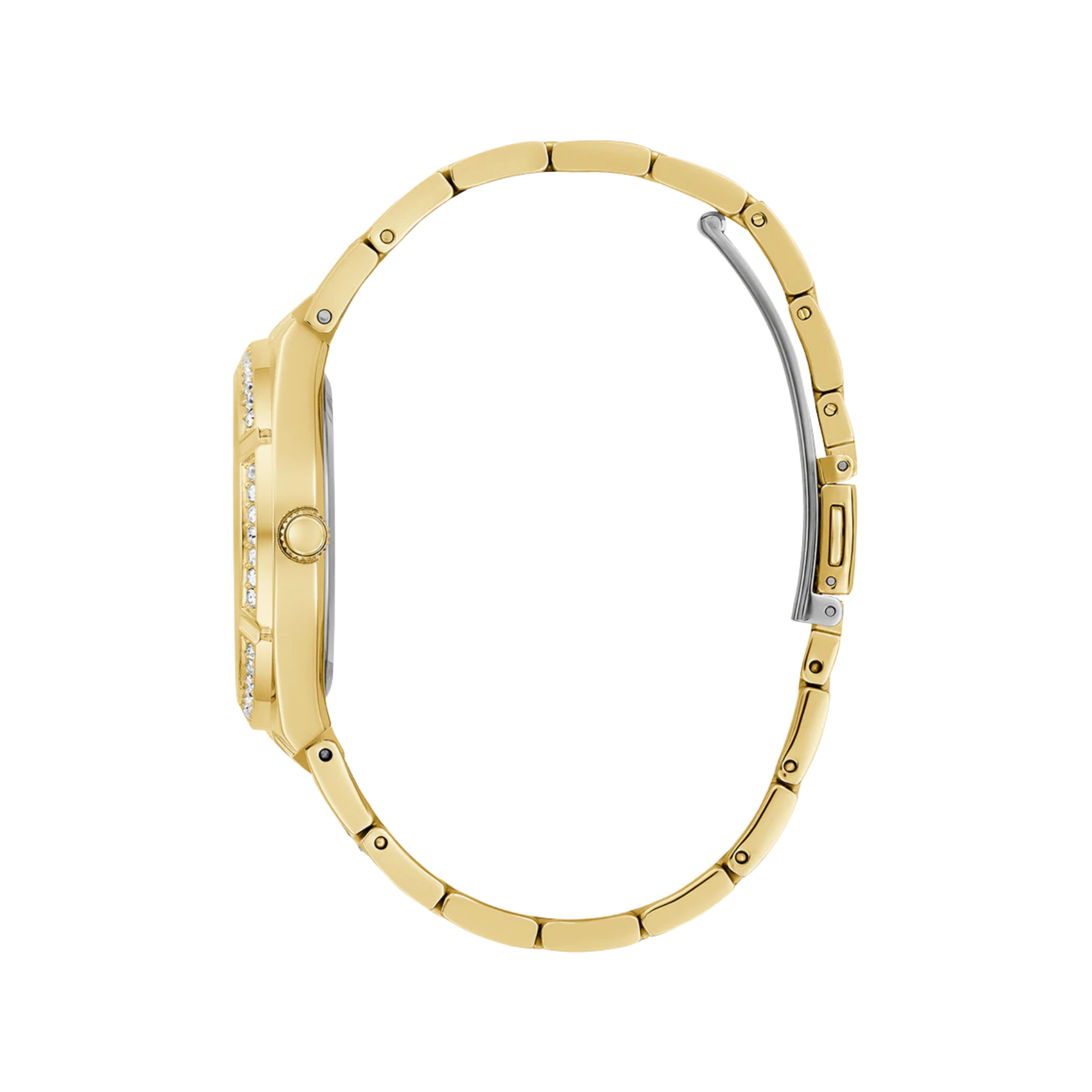 Guess Women Gold Tone Multi Function Watch - Gold
