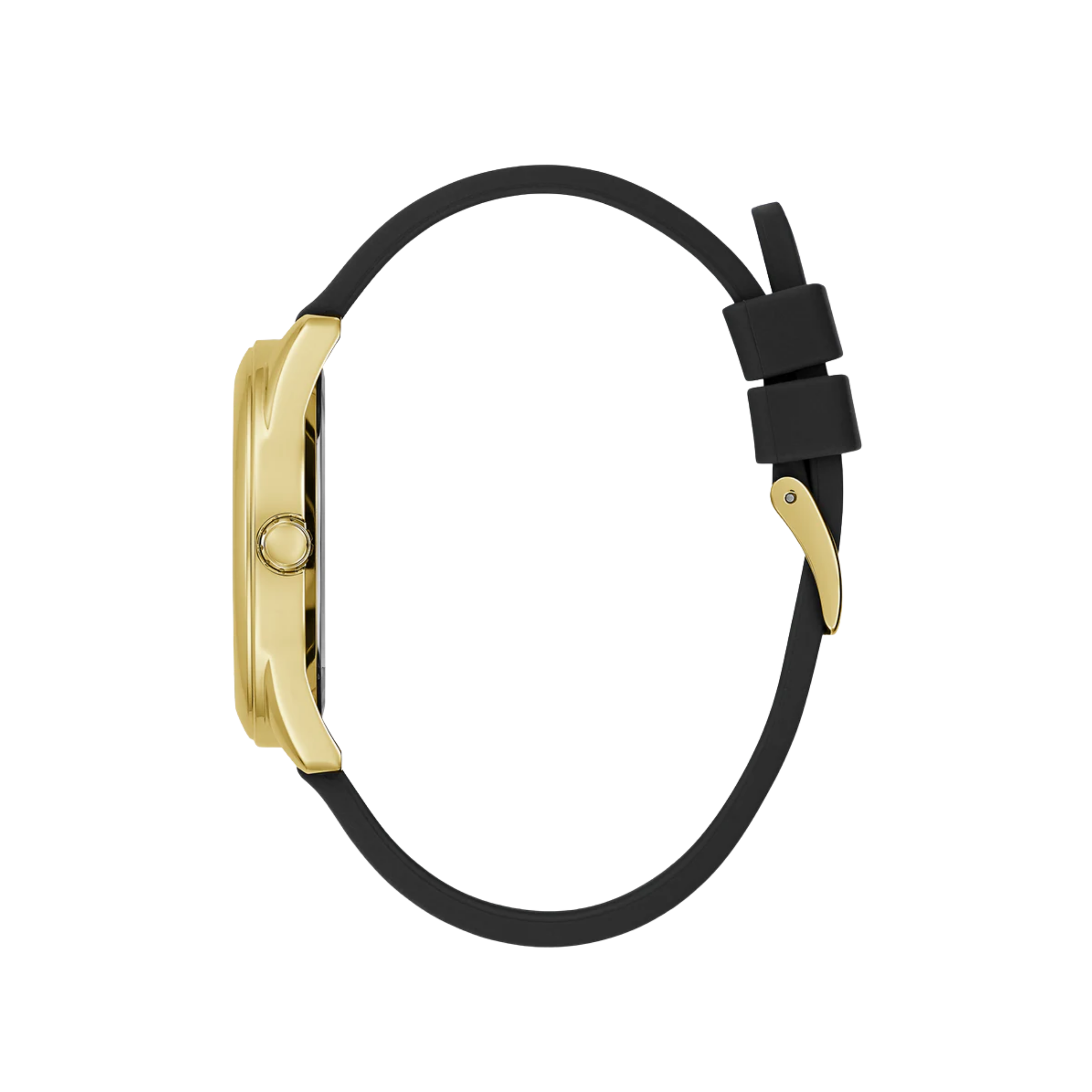 Guess Women Black Gold Tone Analog Watch - Black Gold