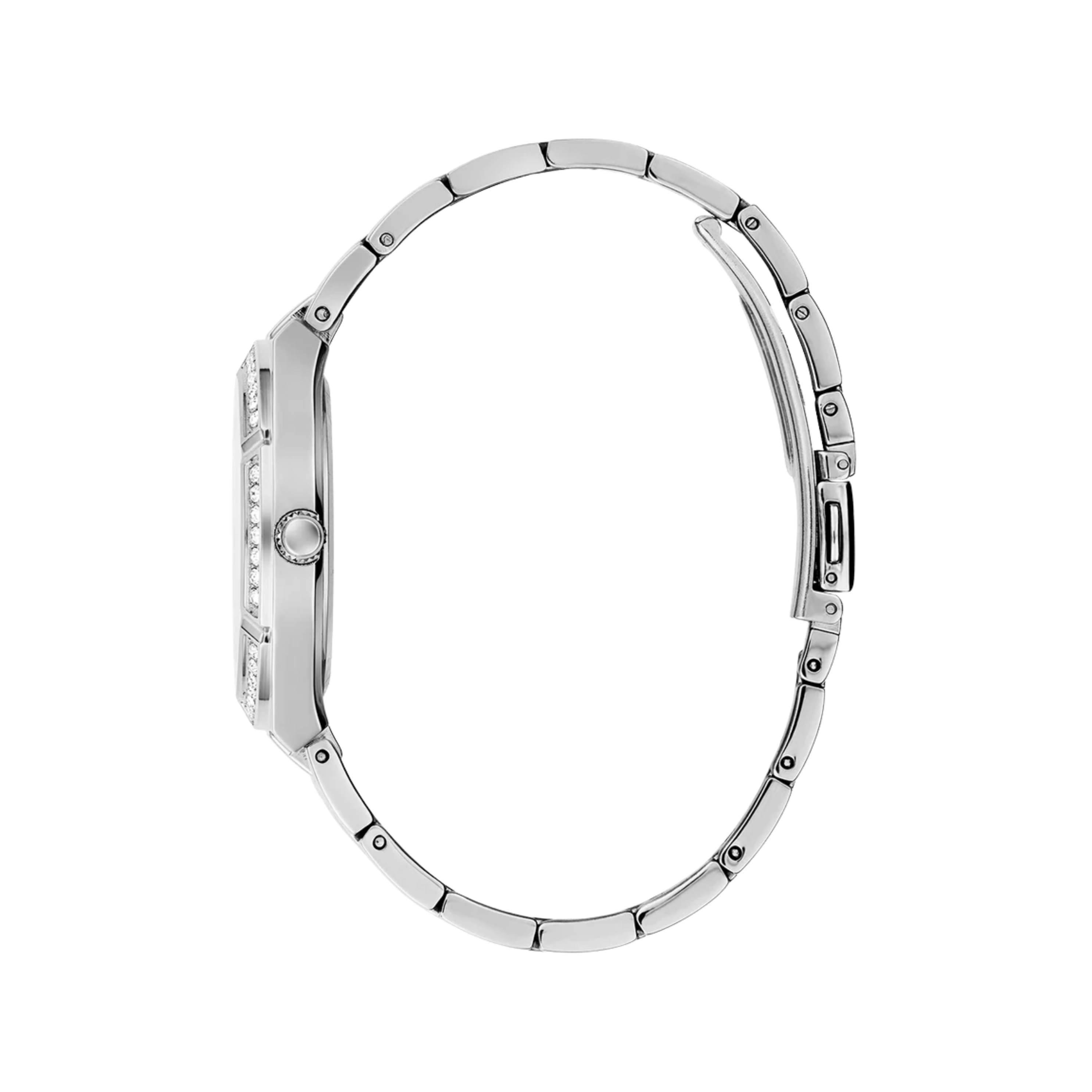 Guess Women Silver Tone Analog Watch GW0033L10 - Silver