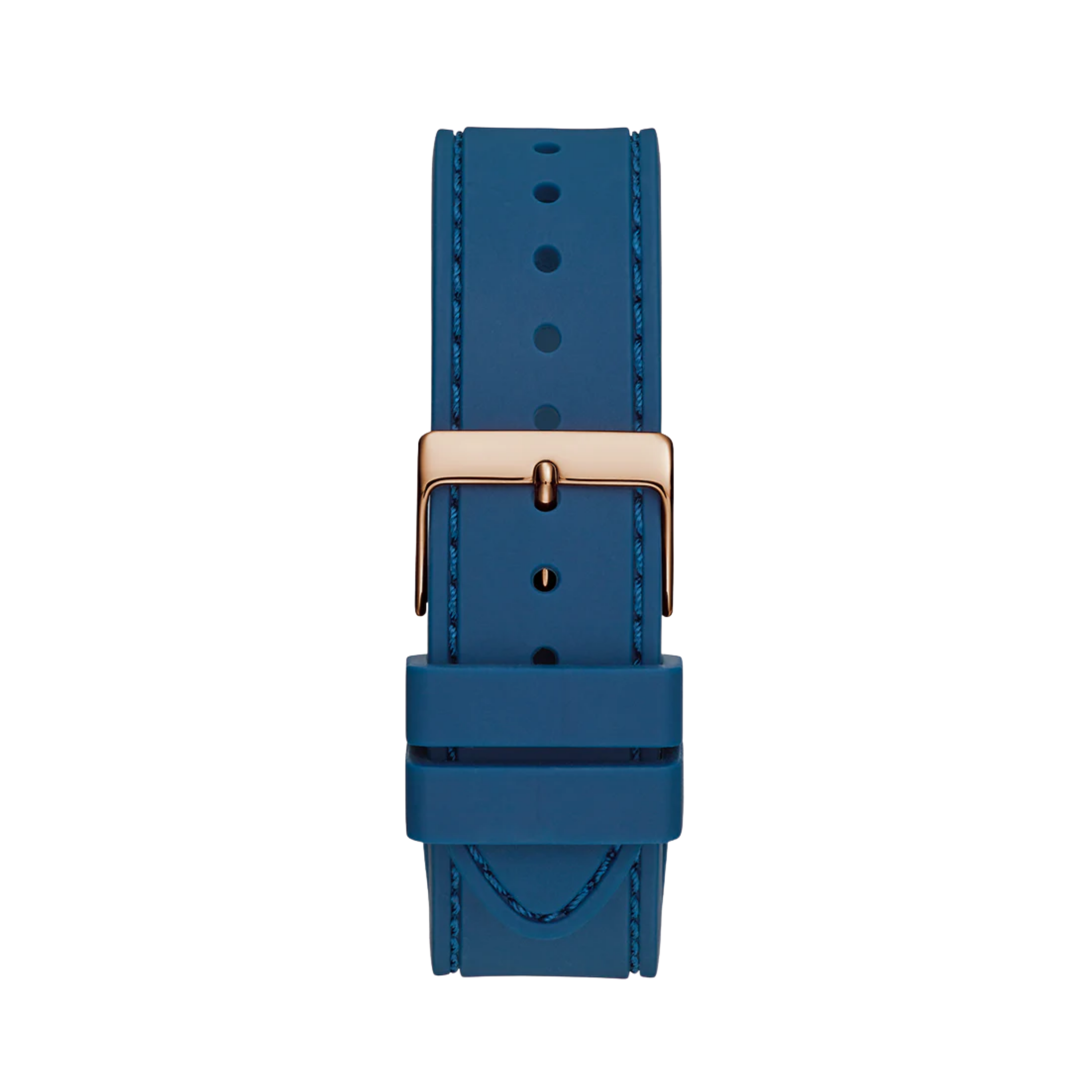 Guess Women Blue Rose Gold Tone Multi Function Watch - Blue Rose Gold