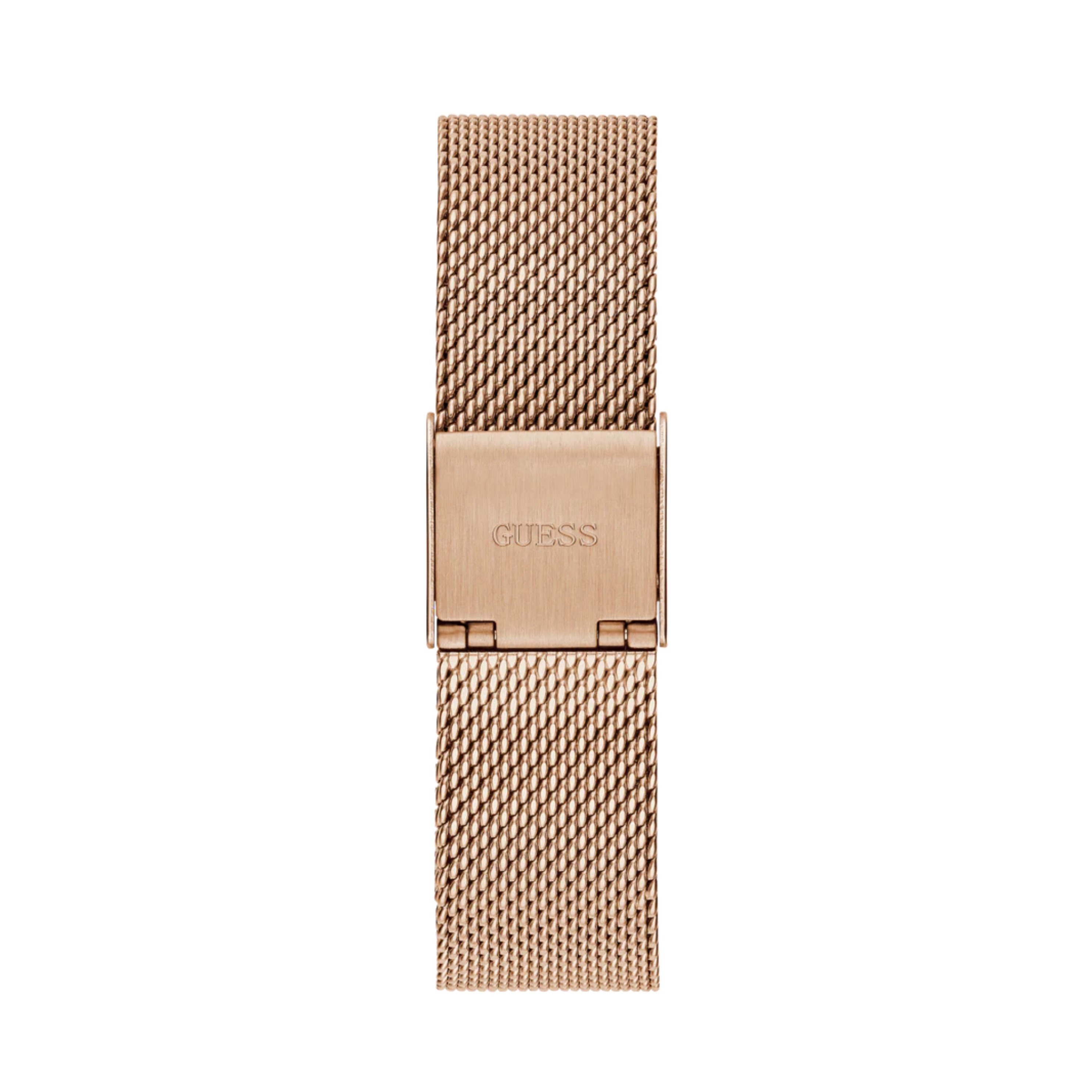 Guess Women Rose Gold Tone Mesh Analog Watch GW0354L3 - Rose Gold