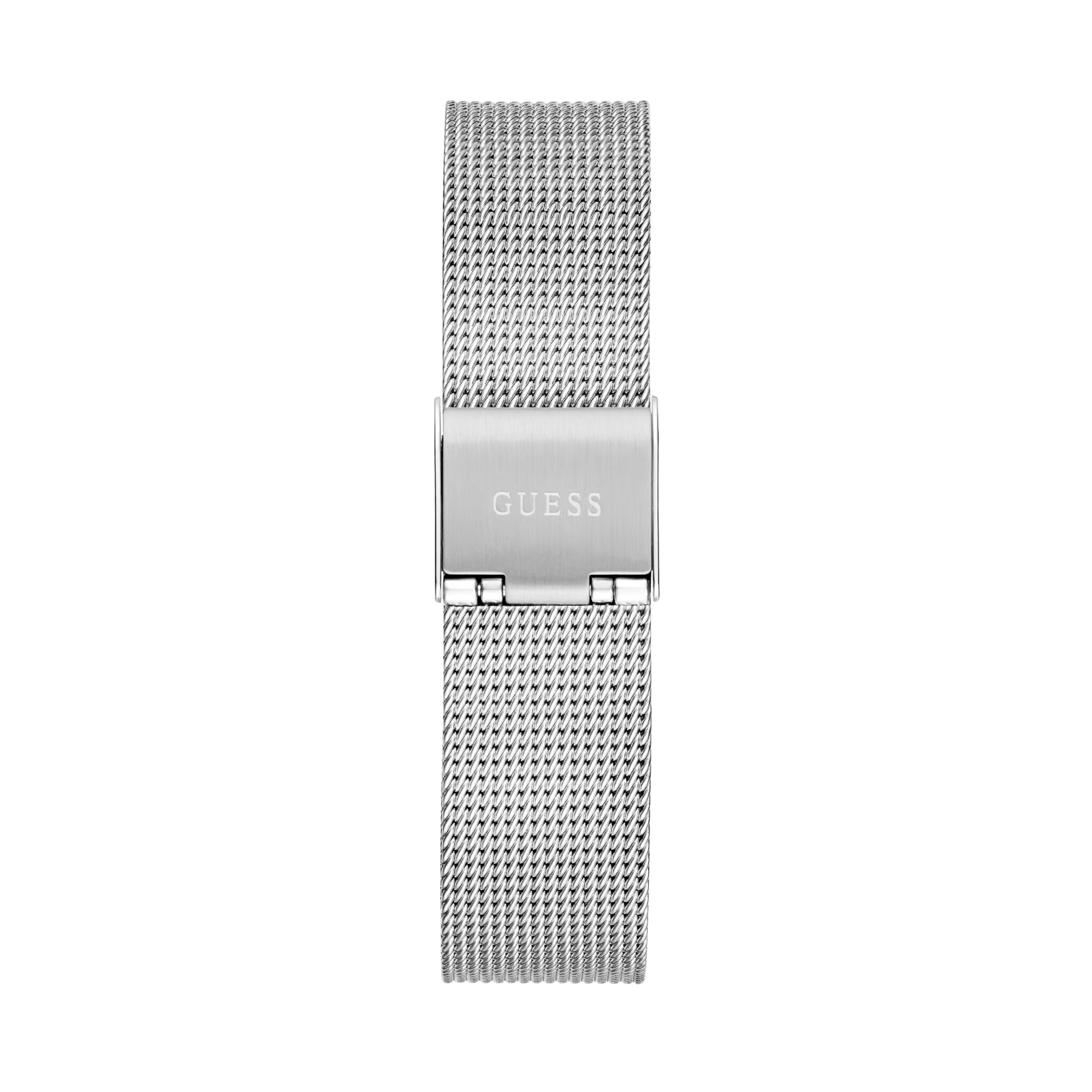 Guess Women Silver Tone Analog Logo Watch GW0835L1 - Silver