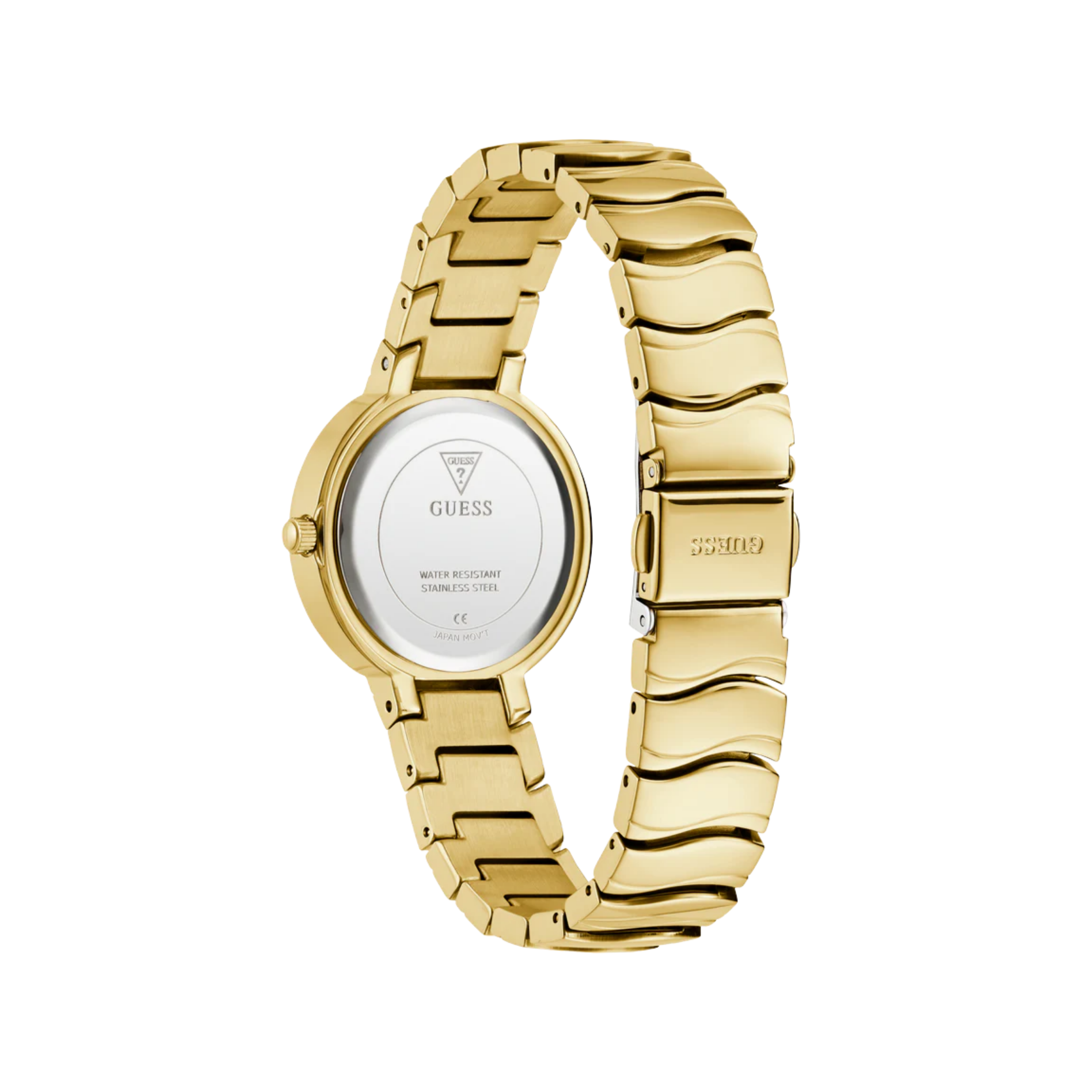 Guess Women Gold Tone Analog Watch GW0871L2 - Gold