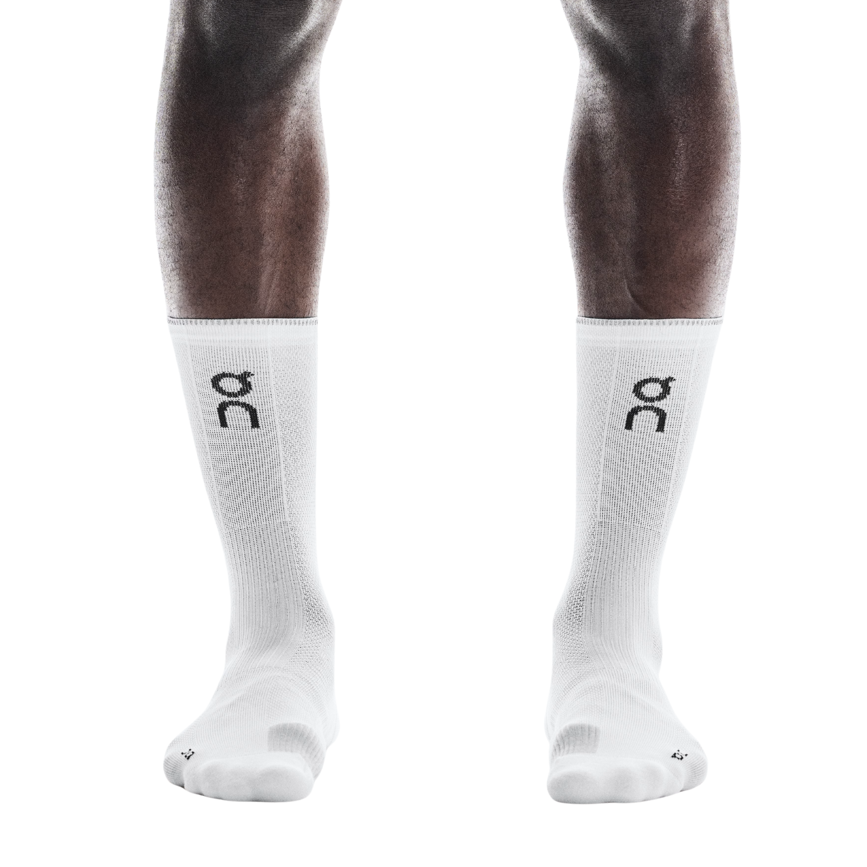 On Performance Run Sock High - White Glacier
