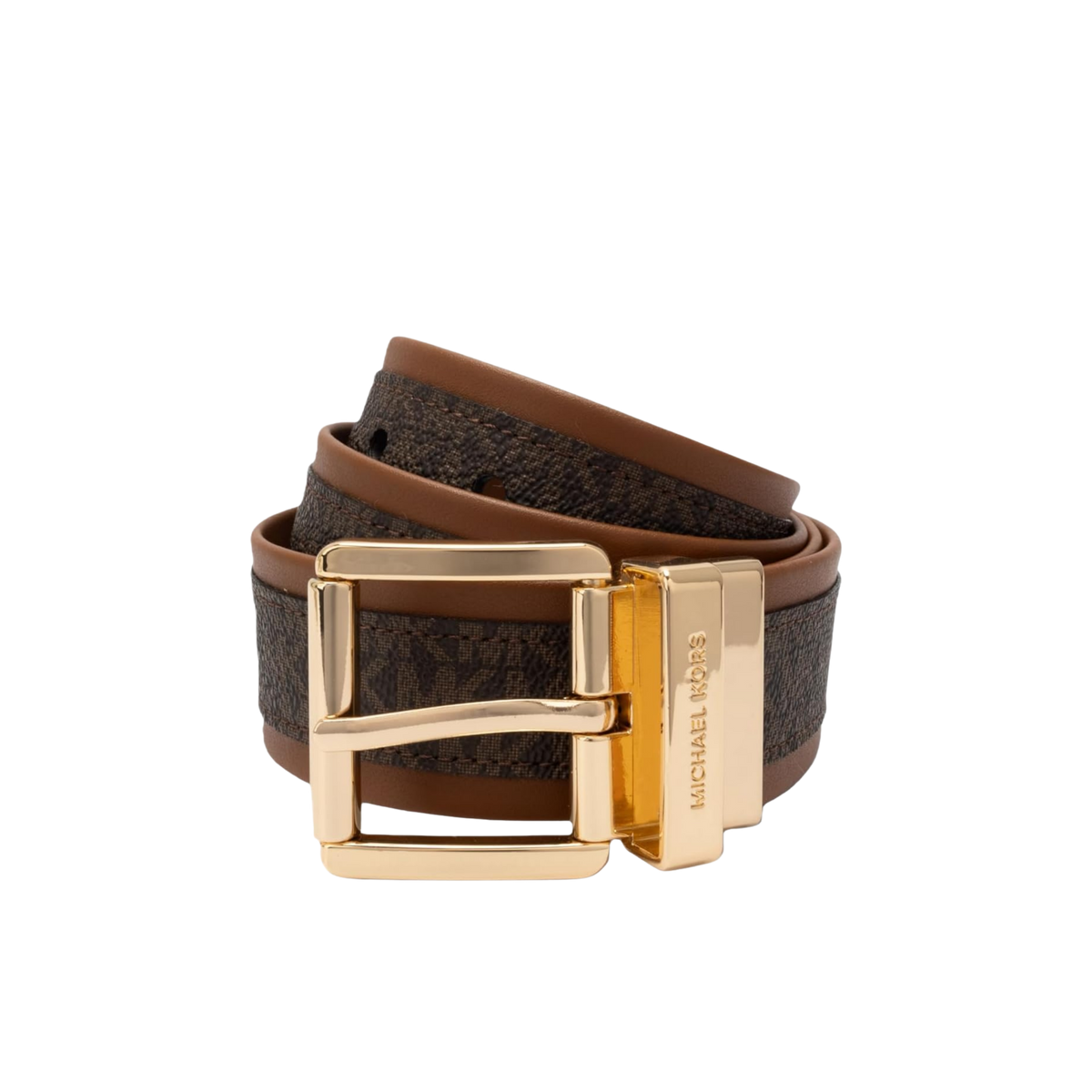 Michael Kors Women 1.5 Inch Reversible Logo Belt - Brown