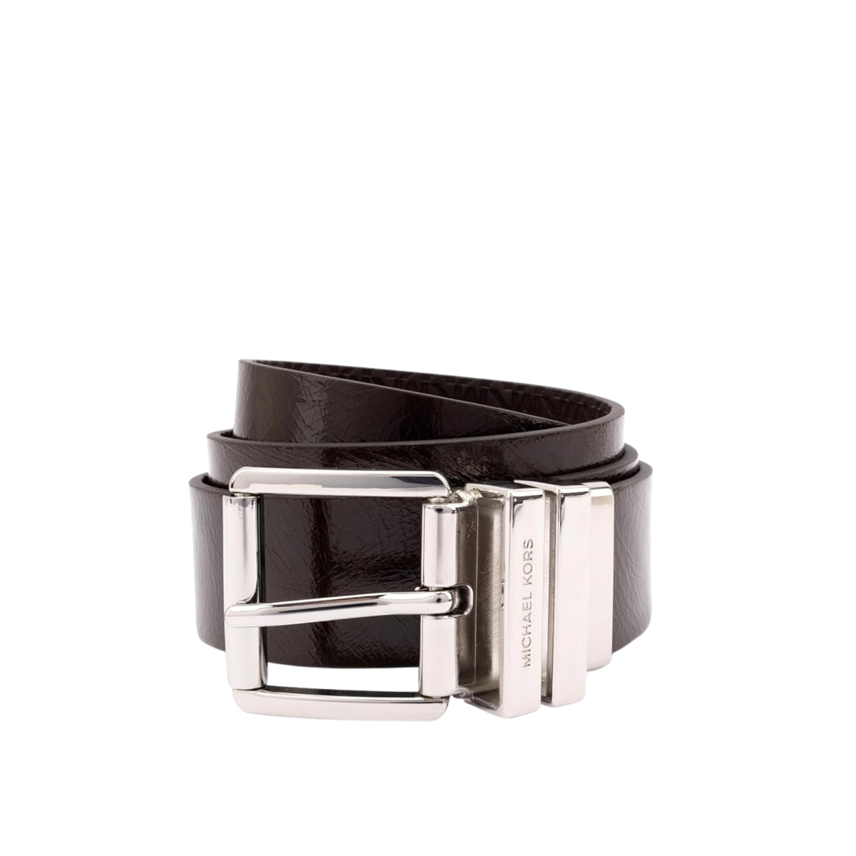 Michael Kors Women 1.5 Inch Leather Reversible Belt - Chocolate