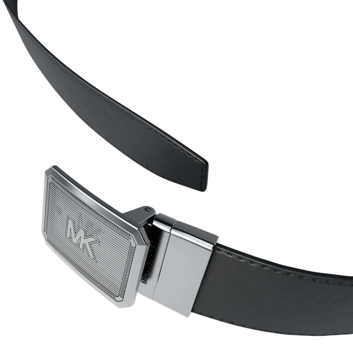 Michael Kors Men Reversible Leather Belt - Black Black