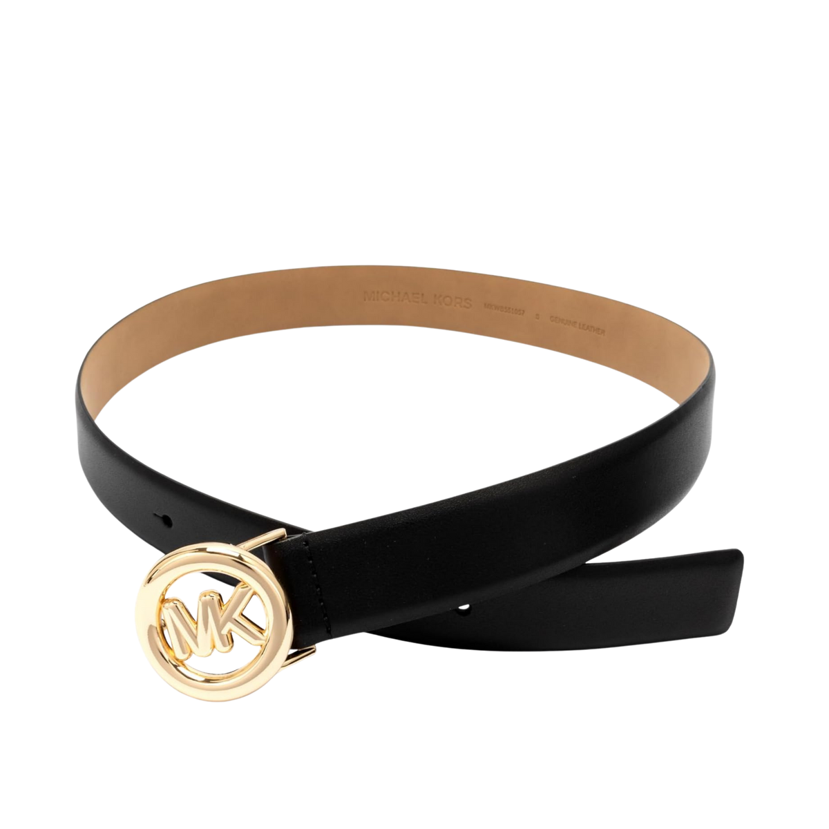 Michael Kors Women Non Reversible Leather Belt - Black