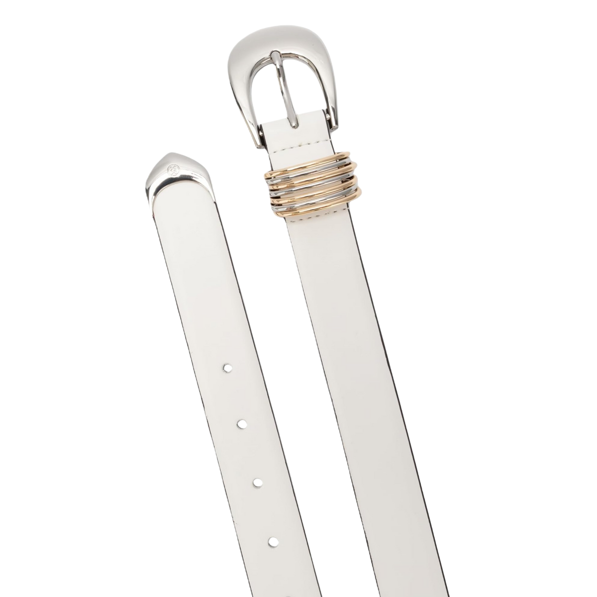 Michael Kors Women 1.2 Inch Belt - Optic White