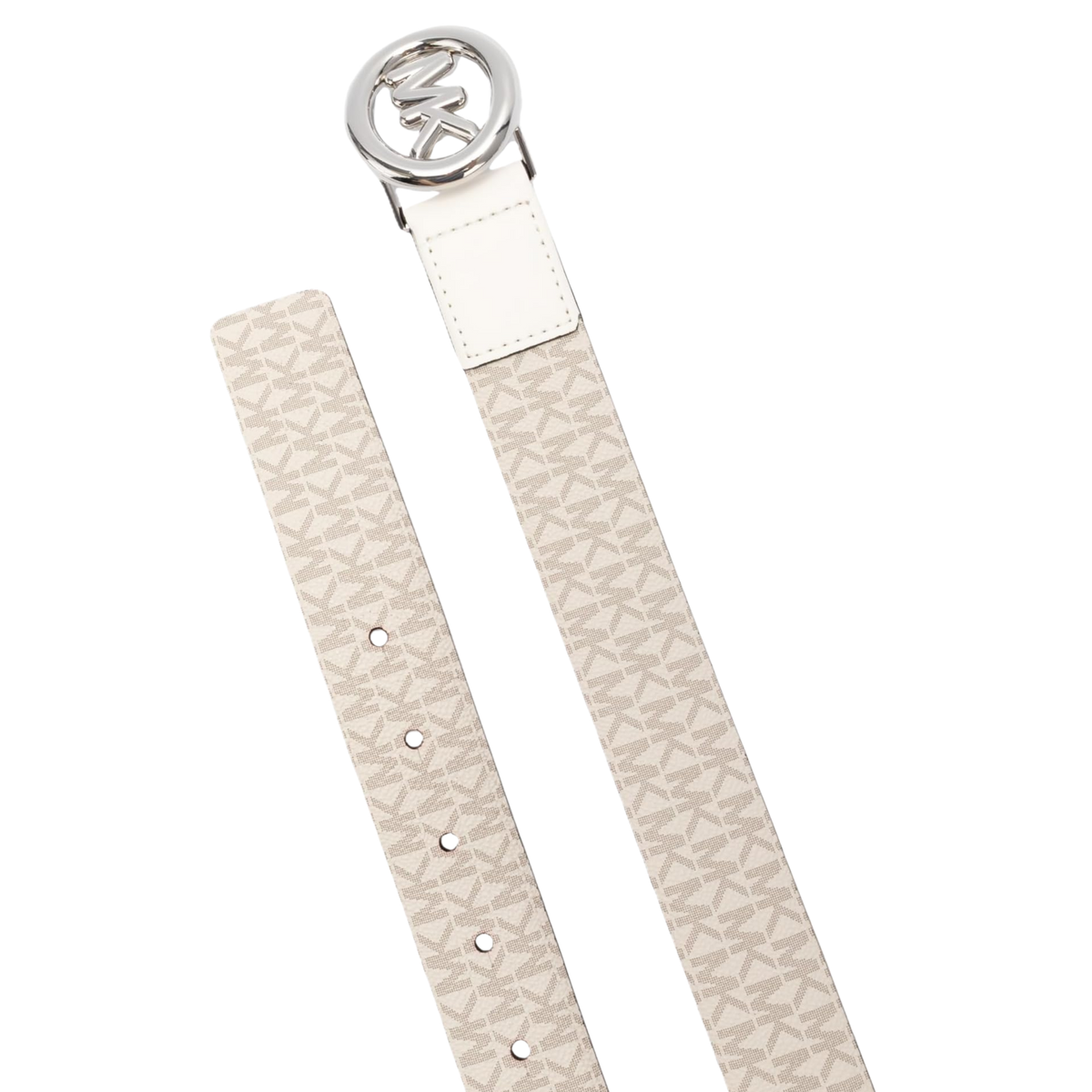 Michael Kors Women Non Reversible Leather Belt - Vanilla