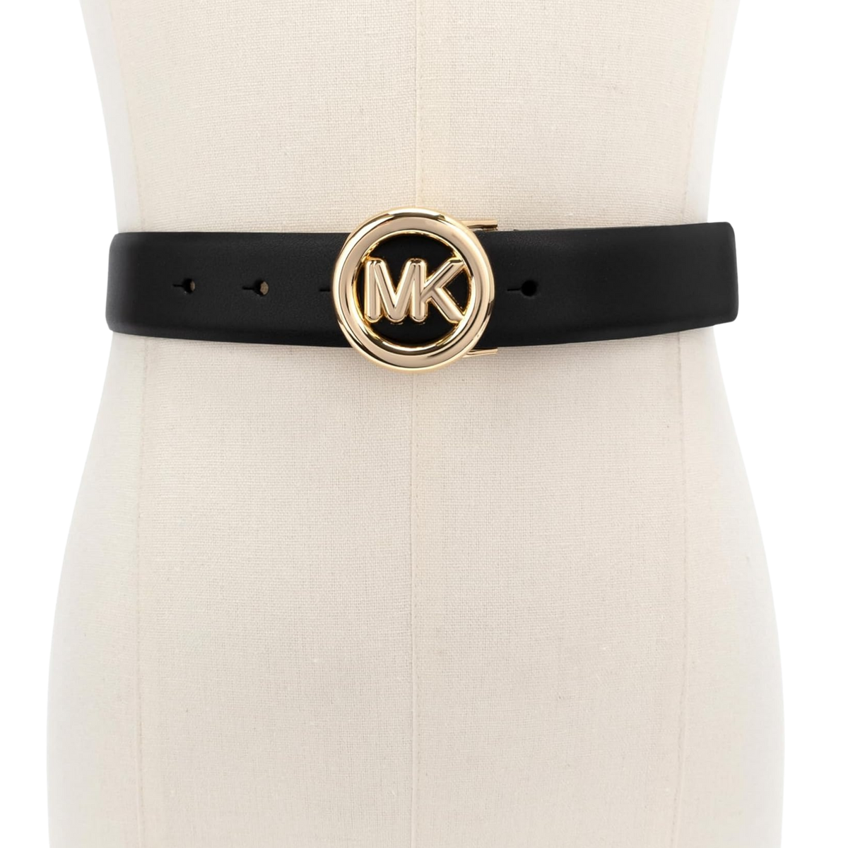 Michael Kors Women Non Reversible Leather Belt - Black