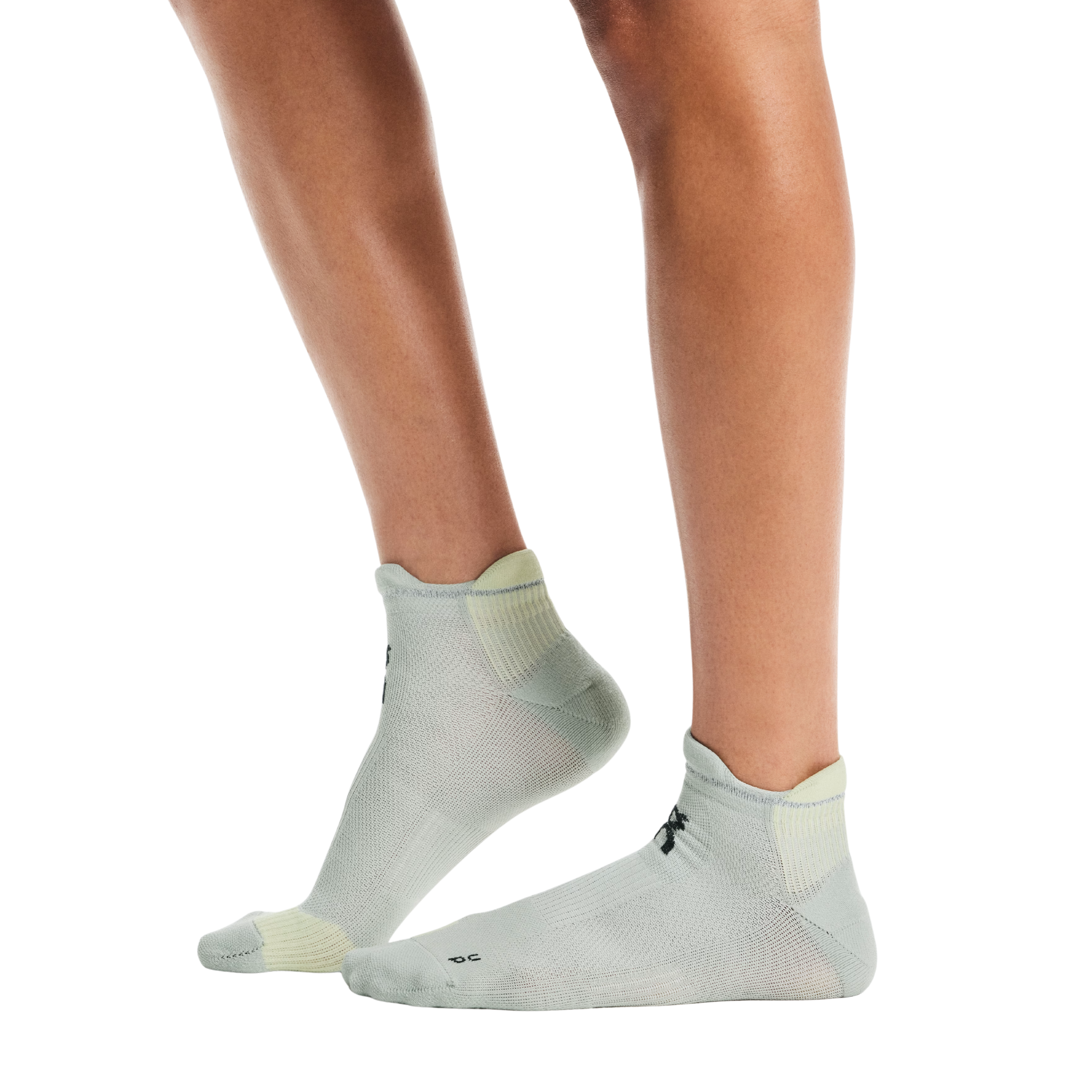 On Performance Run Sock Low - Tin Lemonade