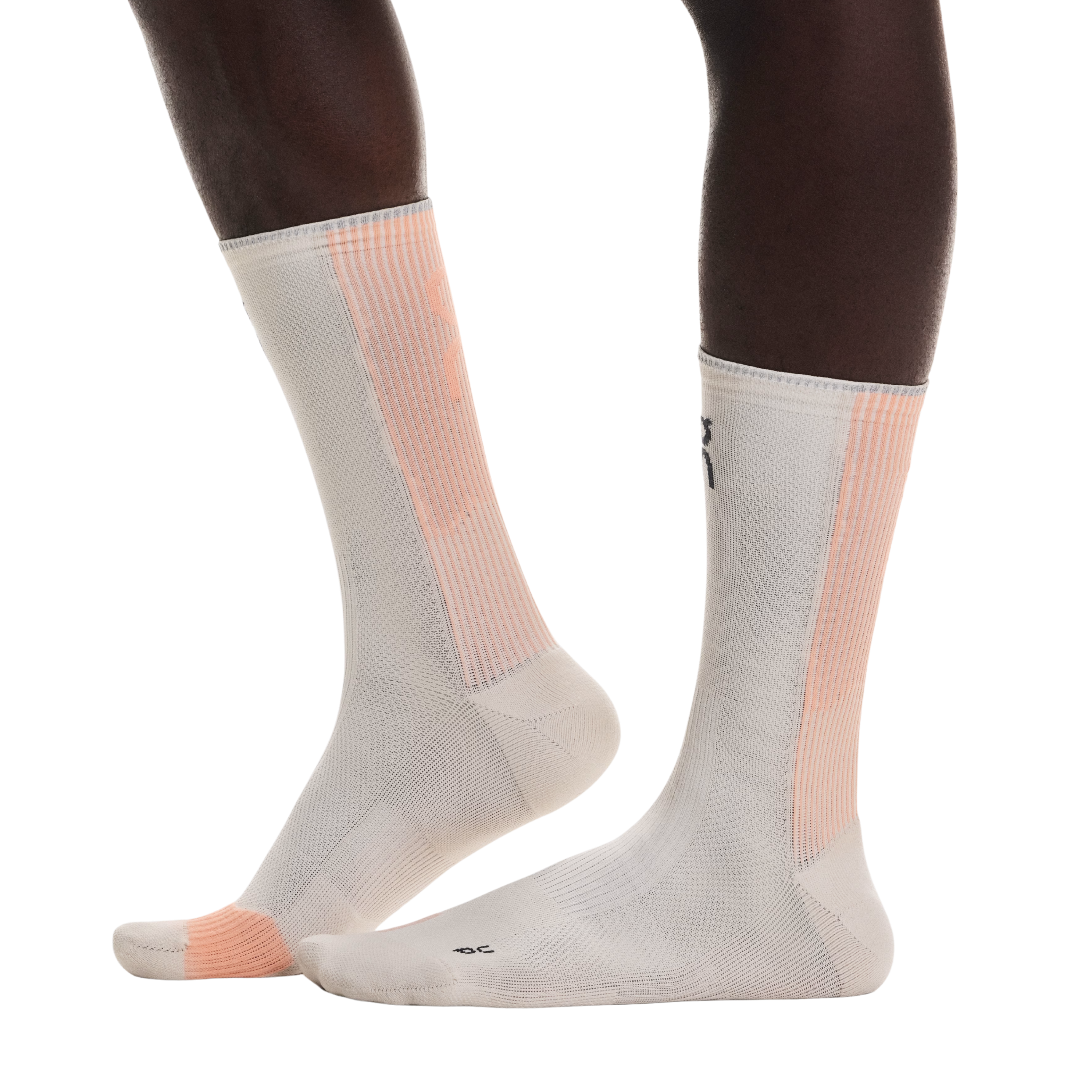 On Performance Run Sock High - Pearl Sunstone