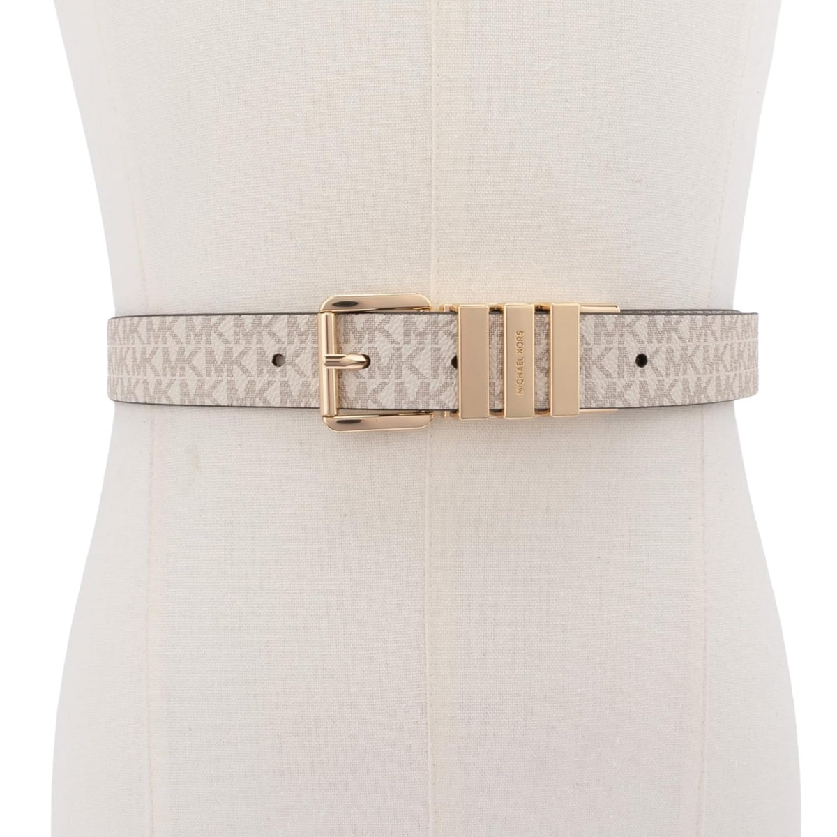 Michael Kors Women 1 Inch Reversible Leather Belt - Lt Sand