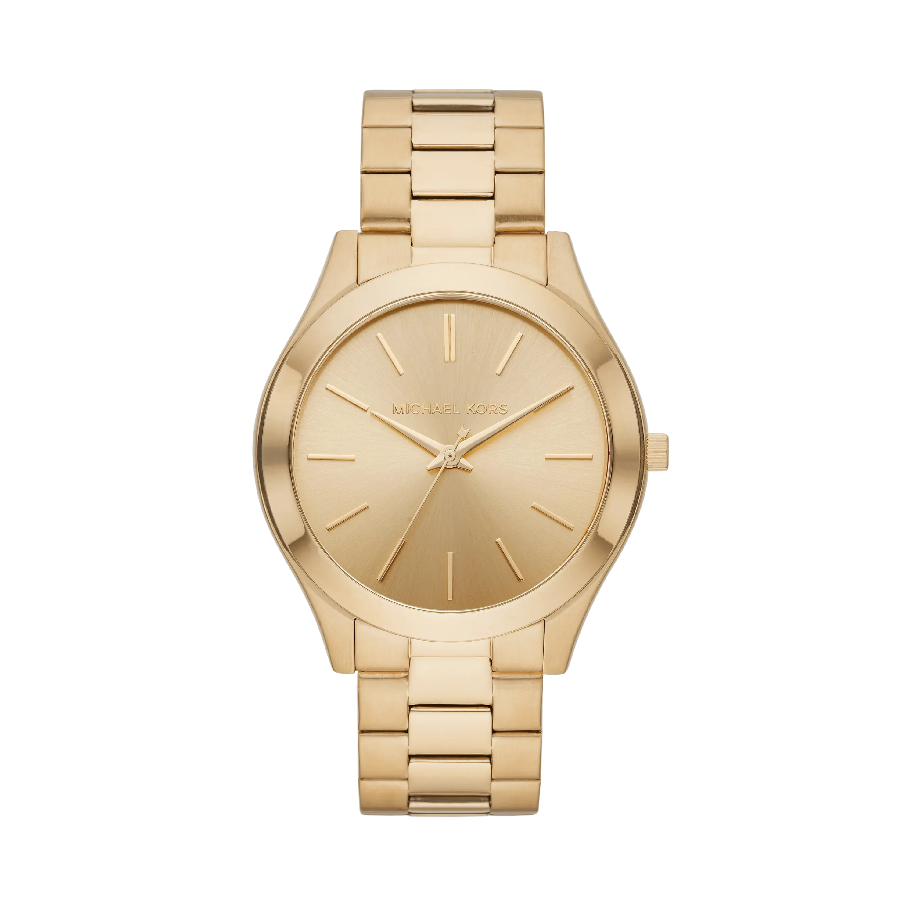 Michael Kors Men Oversized Aspyn Gold Tone Watch - Gold