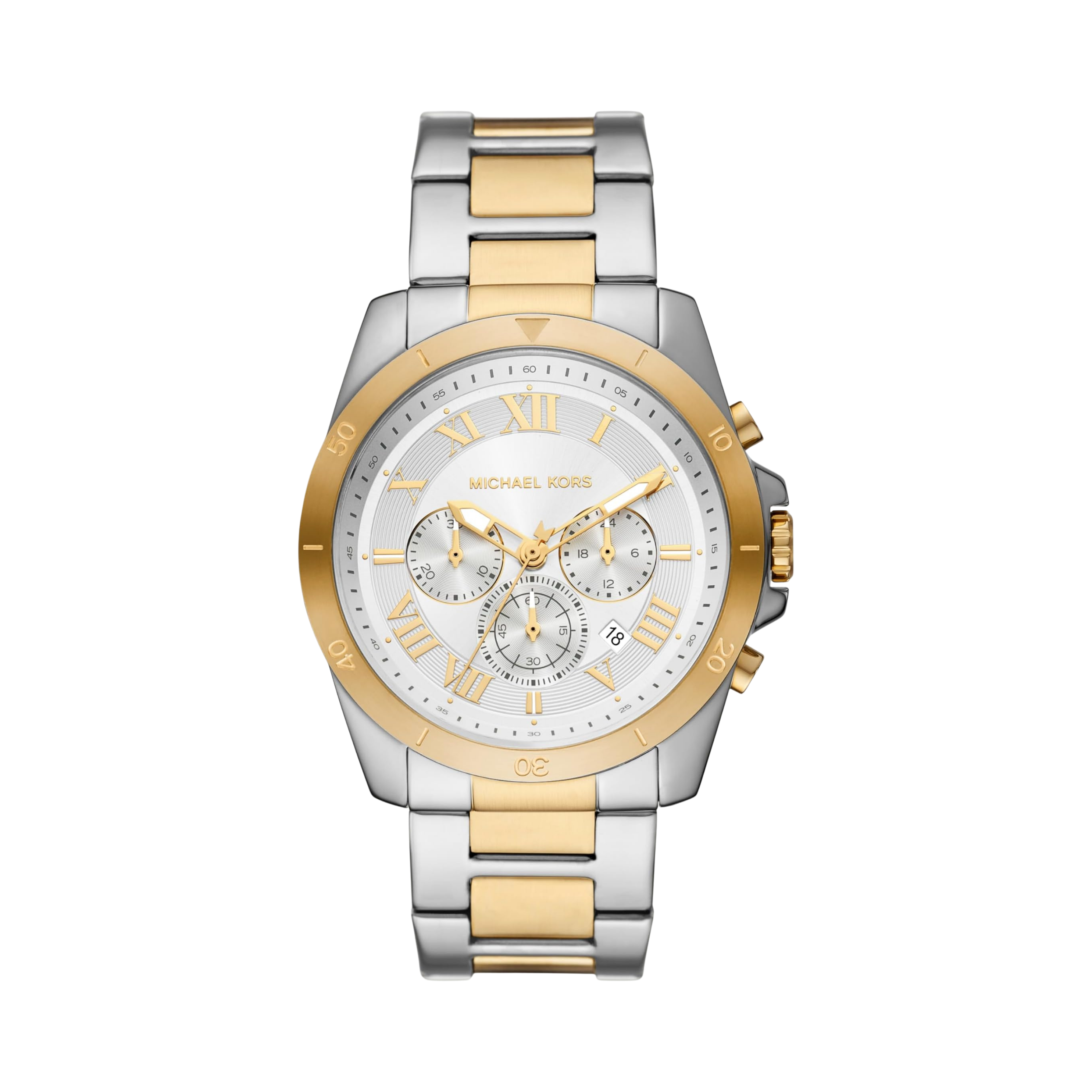 Michael Kors Men Ale Stainless Steel Watch - Two Tone