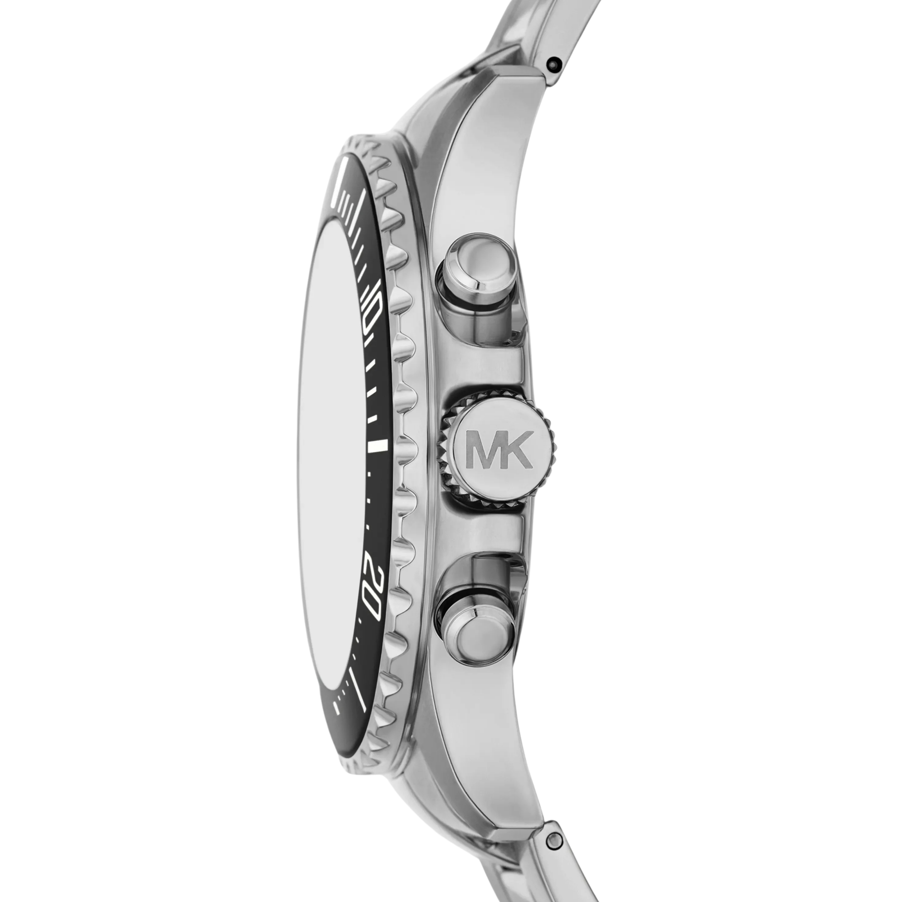 Michael Kors Men Oversized Everest Silver Tone Watch - Silver