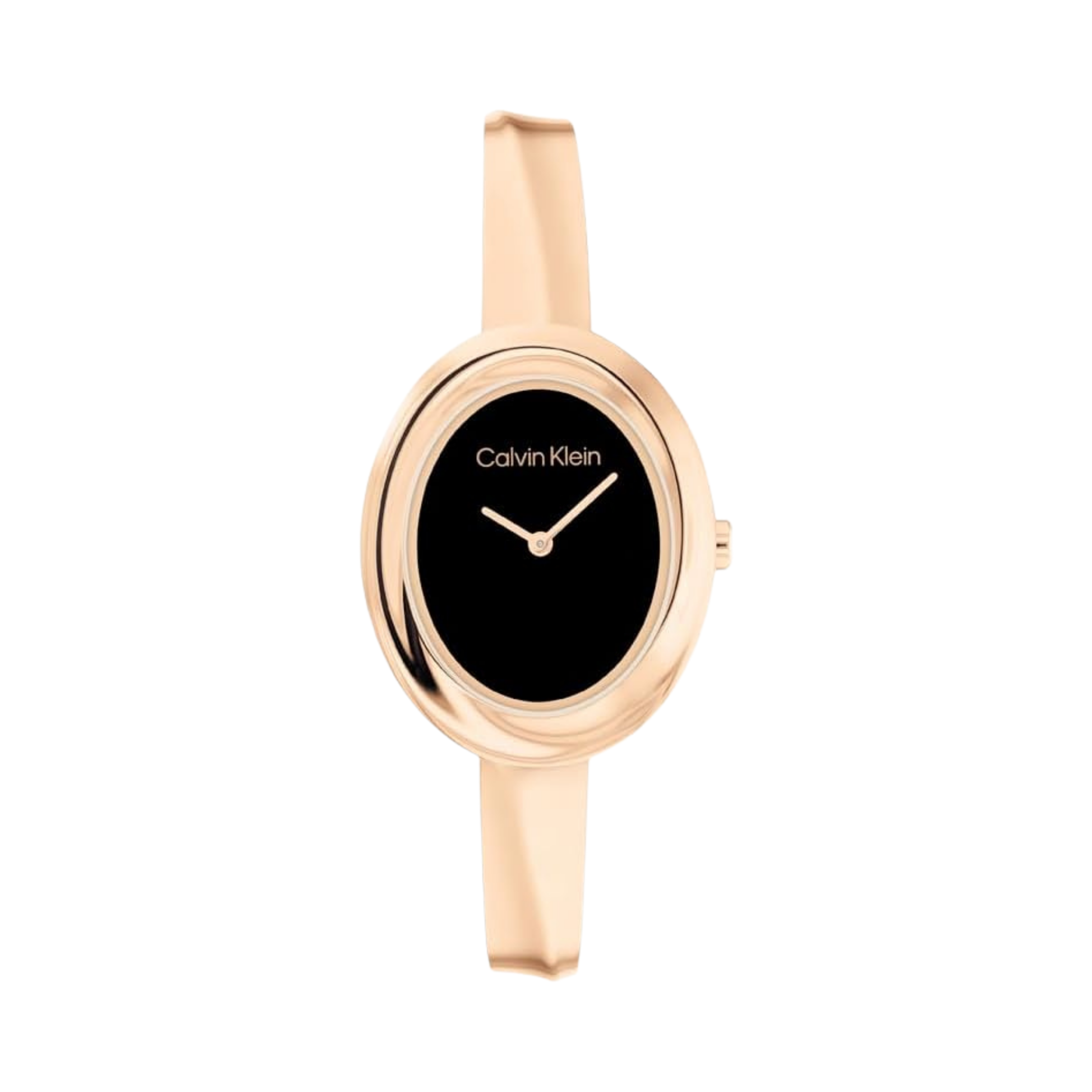 Calvin Klein Women Twisted Bezel 2H Quartz Watch - Carnation Gold