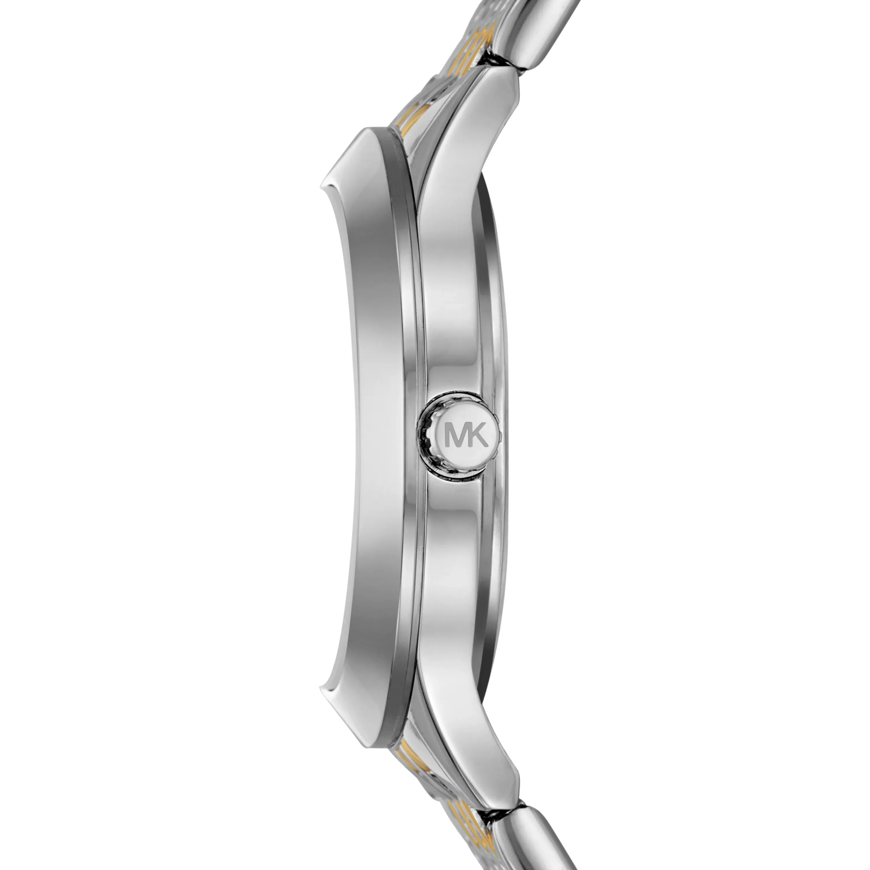 Michael Kors Women Mini Aspyn Two Tone Watch - Silver Gold